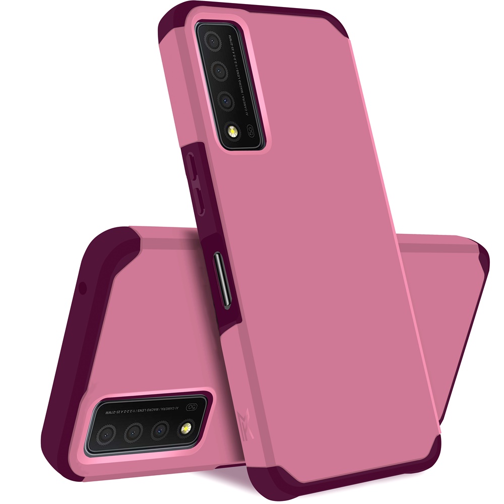 For TCL Stylus 5G Slim Shock Absorption Hybrid Hard PC TPU Gel Rubber Case Cover - Picture 38 of 108