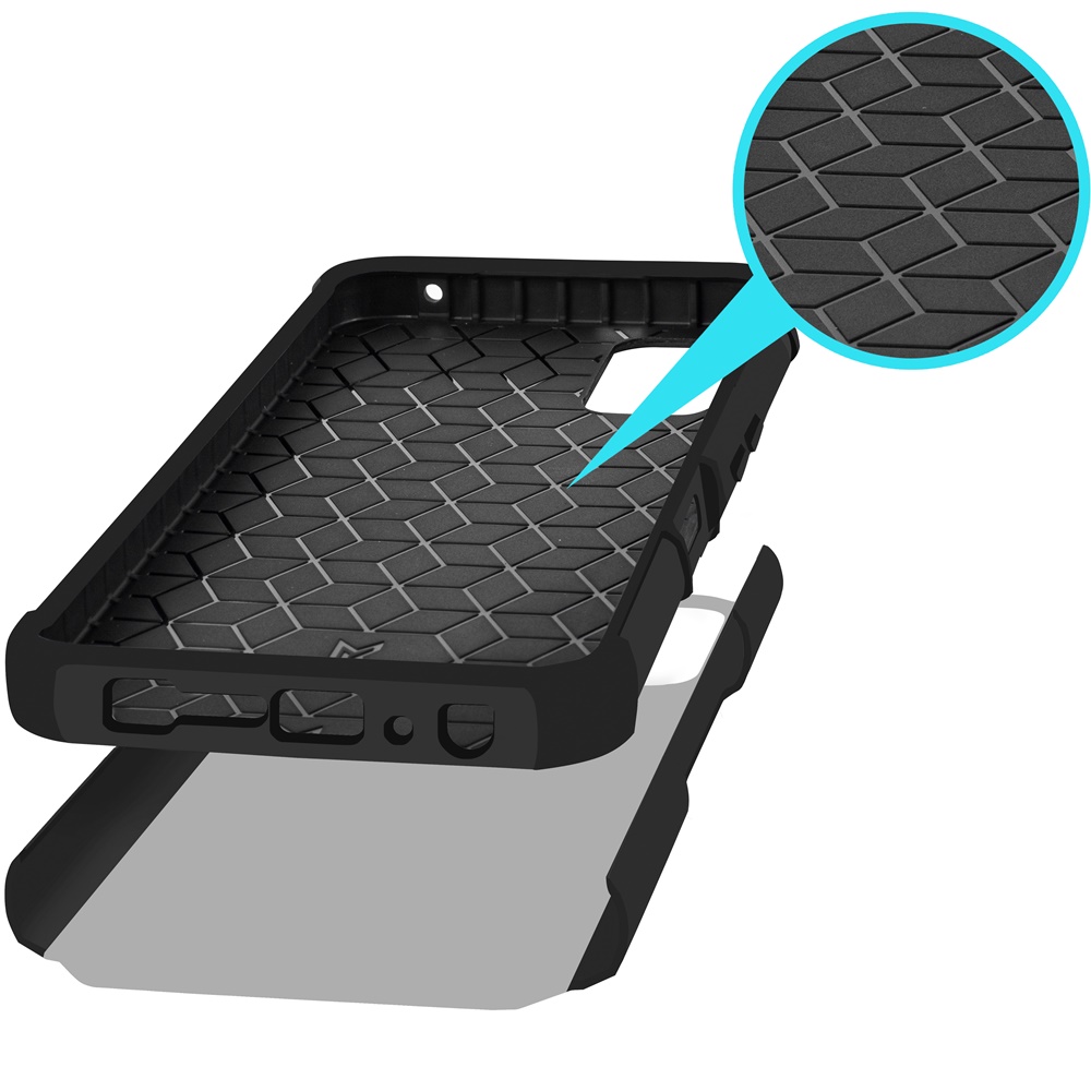 For TCL Stylus 5G Slim Shock Absorption Hybrid Hard PC TPU Gel Rubber Case Cover - Picture 85 of 108