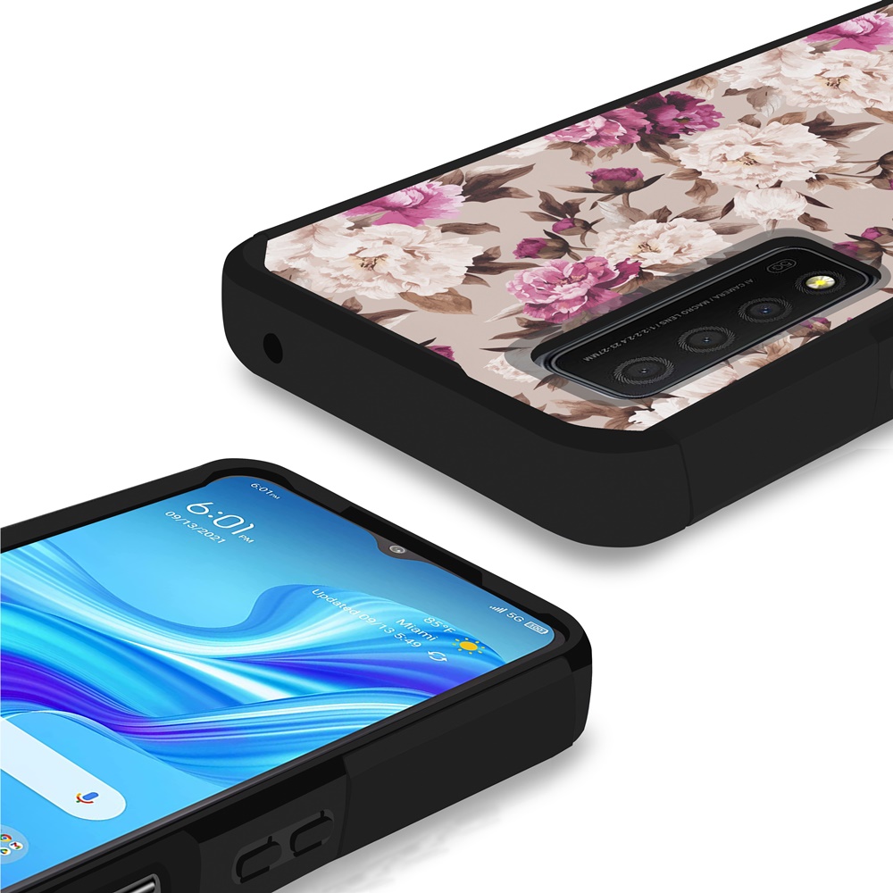 For TCL Stylus 5G Slim Shock Absorption Hybrid Hard PC TPU Gel Rubber Case Cover - Picture 75 of 108