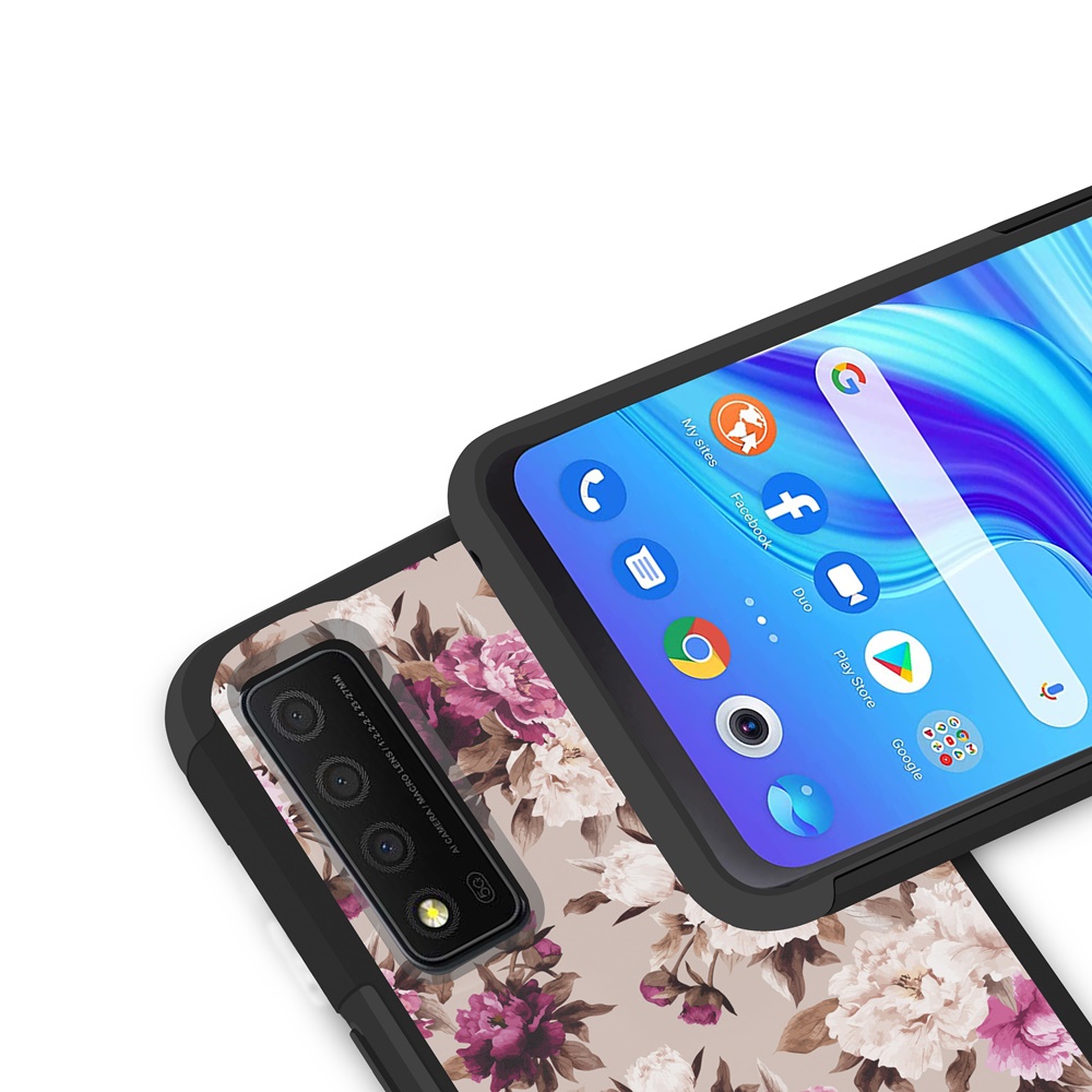 For TCL Stylus 5G Slim Shock Absorption Hybrid Hard PC TPU Gel Rubber Case Cover - Picture 76 of 108