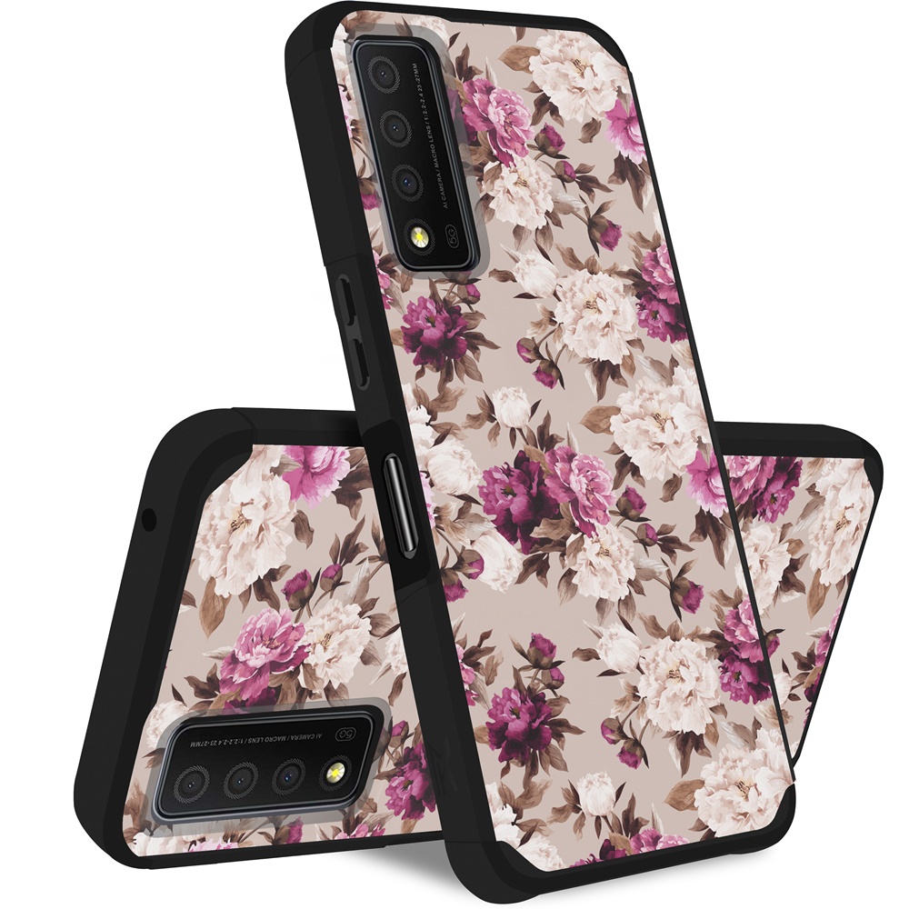 For TCL Stylus 5G Slim Shock Absorption Hybrid Hard PC TPU Gel Rubber Case Cover - Picture 74 of 108