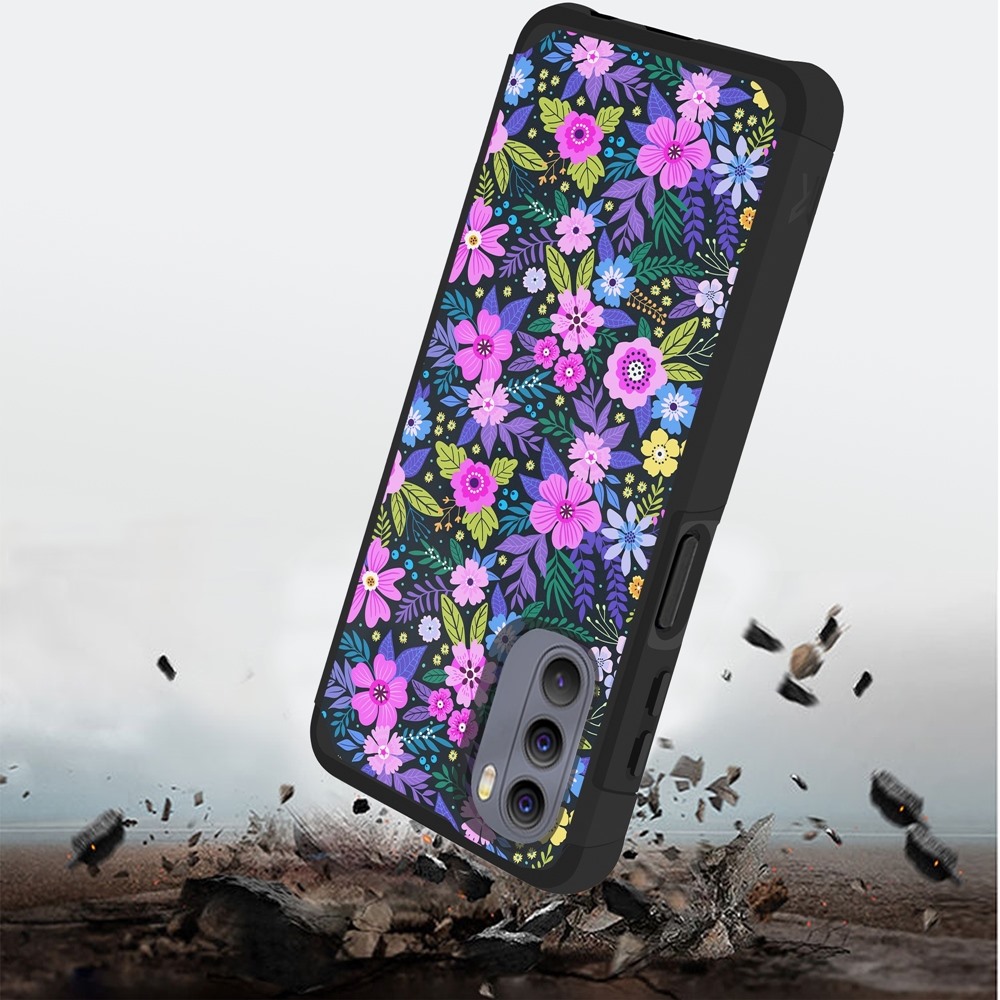 For TCL Stylus 5G Slim Shock Absorption Hybrid Hard PC TPU Gel Rubber Case Cover - Picture 93 of 108