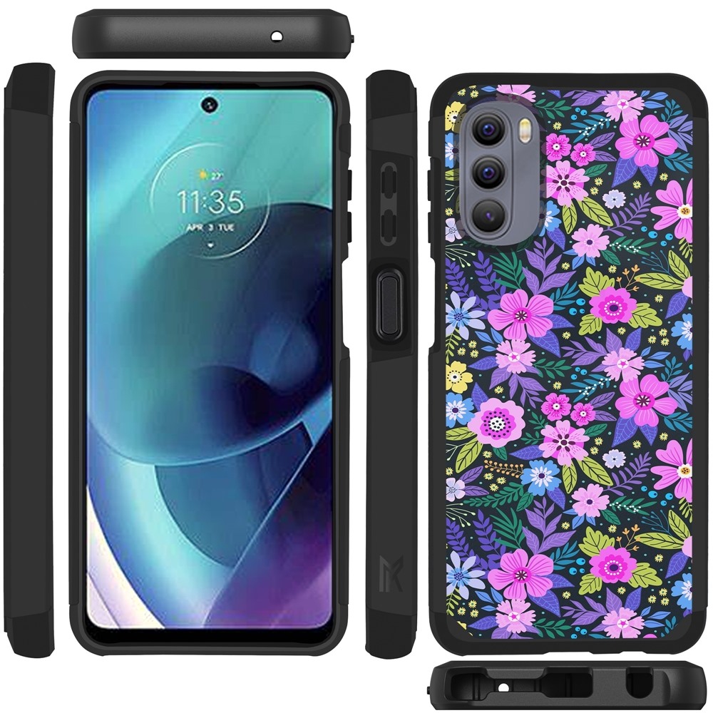 For TCL Stylus 5G Slim Shock Absorption Hybrid Hard PC TPU Gel Rubber Case Cover - Picture 92 of 108