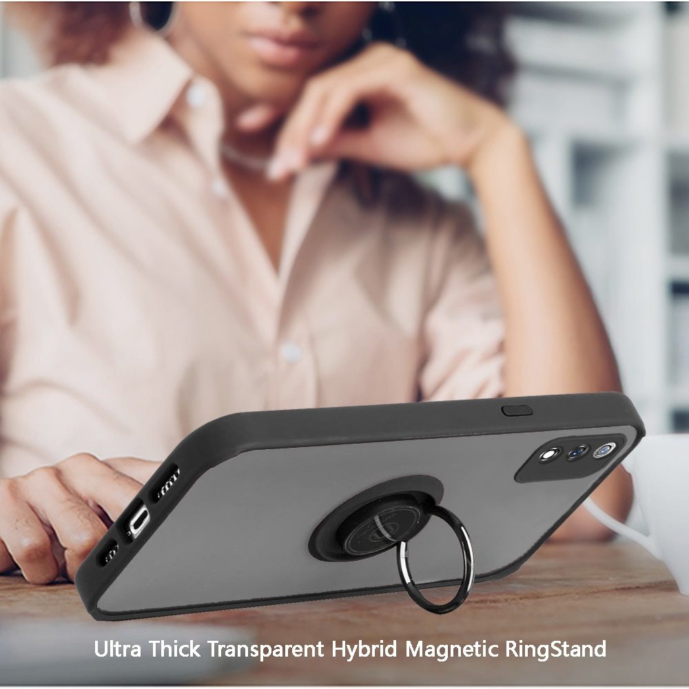 For Wiko Ride 3 Hybrid Shockproof 360° with Magnetic Metal Ring Stand Case Cover - Zdjęcie 13 z 33