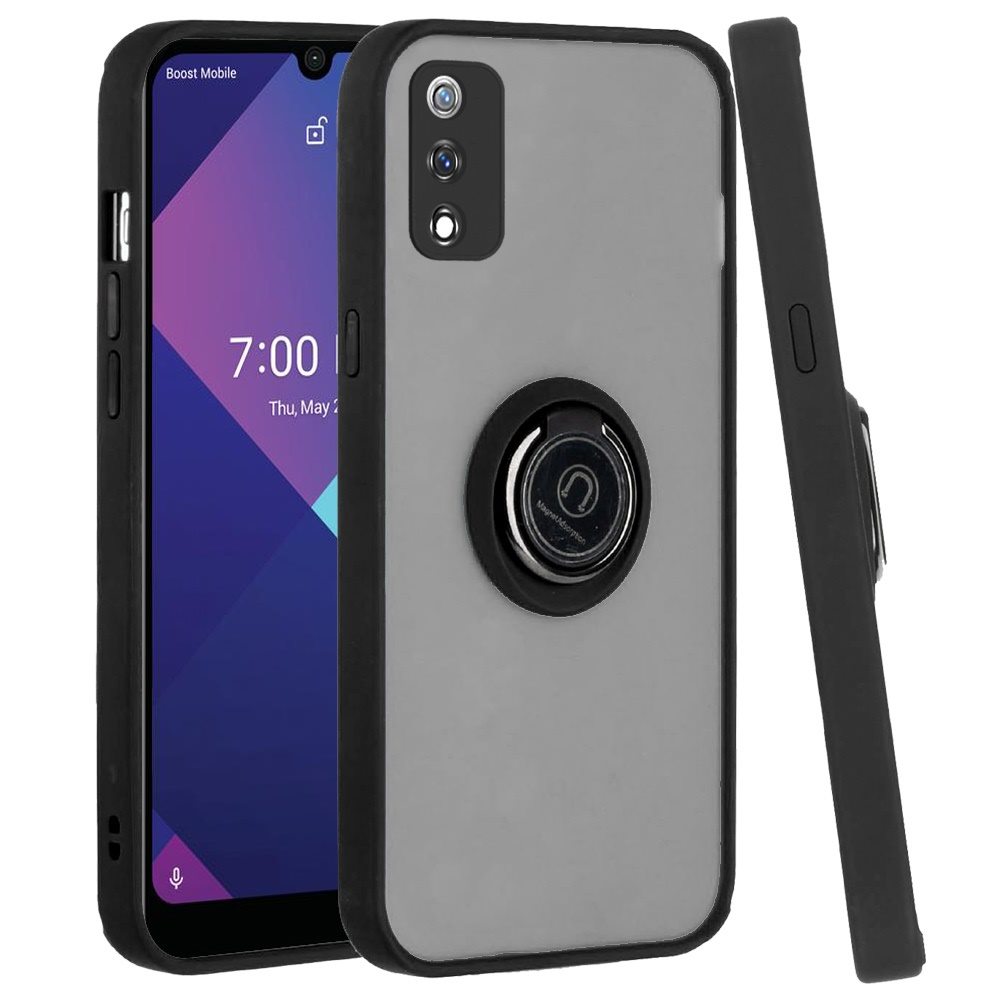 For Wiko Ride 3 Hybrid Shockproof 360° with Magnetic Metal Ring Stand Case Cover - Zdjęcie 11 z 33