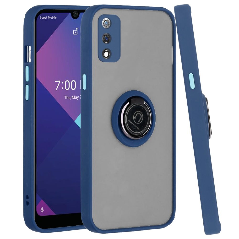 For Wiko Ride 3 Hybrid Shockproof 360° with Magnetic Metal Ring Stand Case Cover - Zdjęcie 28 z 33