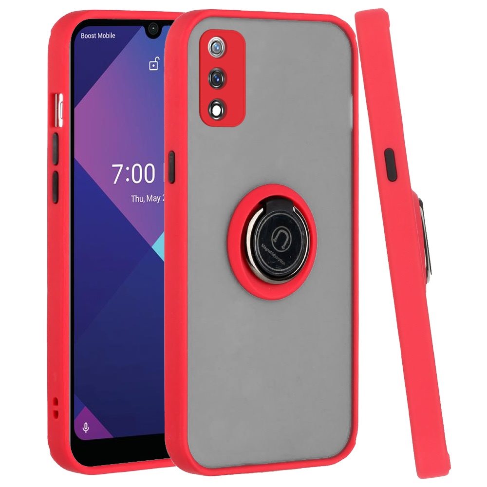 For Wiko Ride 3 Hybrid Shockproof 360° with Magnetic Metal Ring Stand Case Cover - Zdjęcie 20 z 33