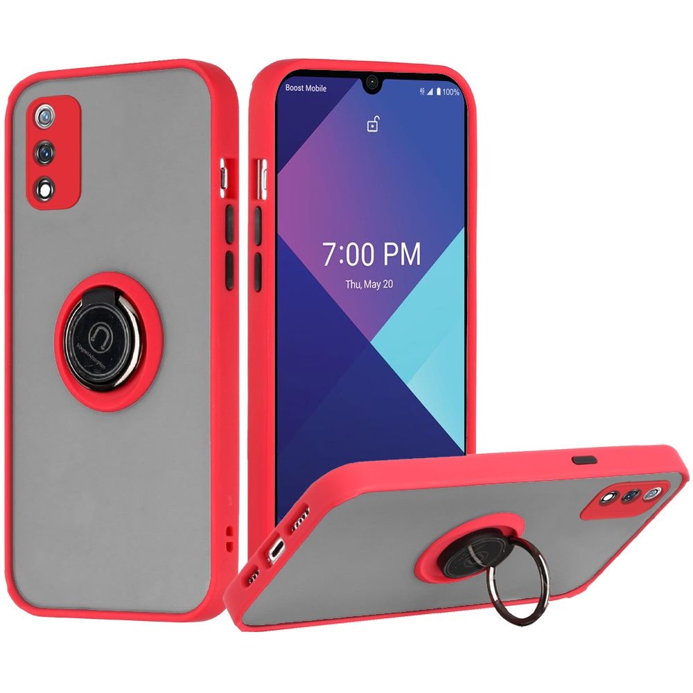 For Wiko Ride 3 Hybrid Shockproof 360° with Magnetic Metal Ring Stand Case Cover - Zdjęcie 19 z 33