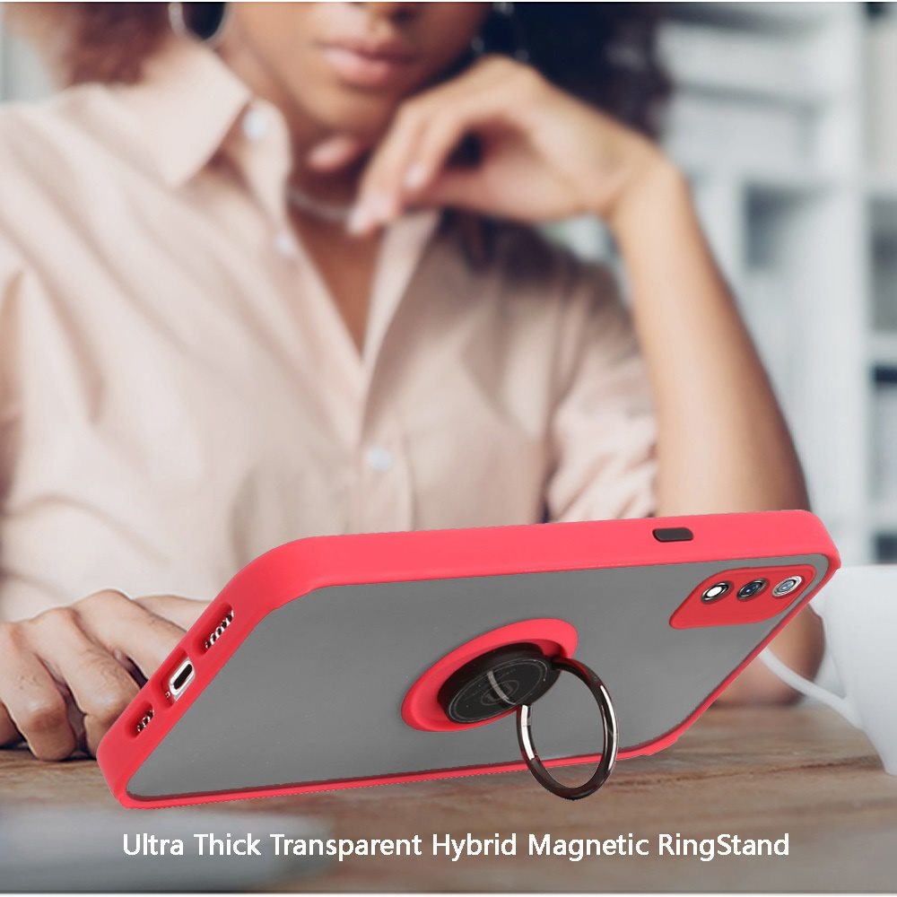 For Wiko Ride 3 Hybrid Shockproof 360° with Magnetic Metal Ring Stand Case Cover - Zdjęcie 22 z 33