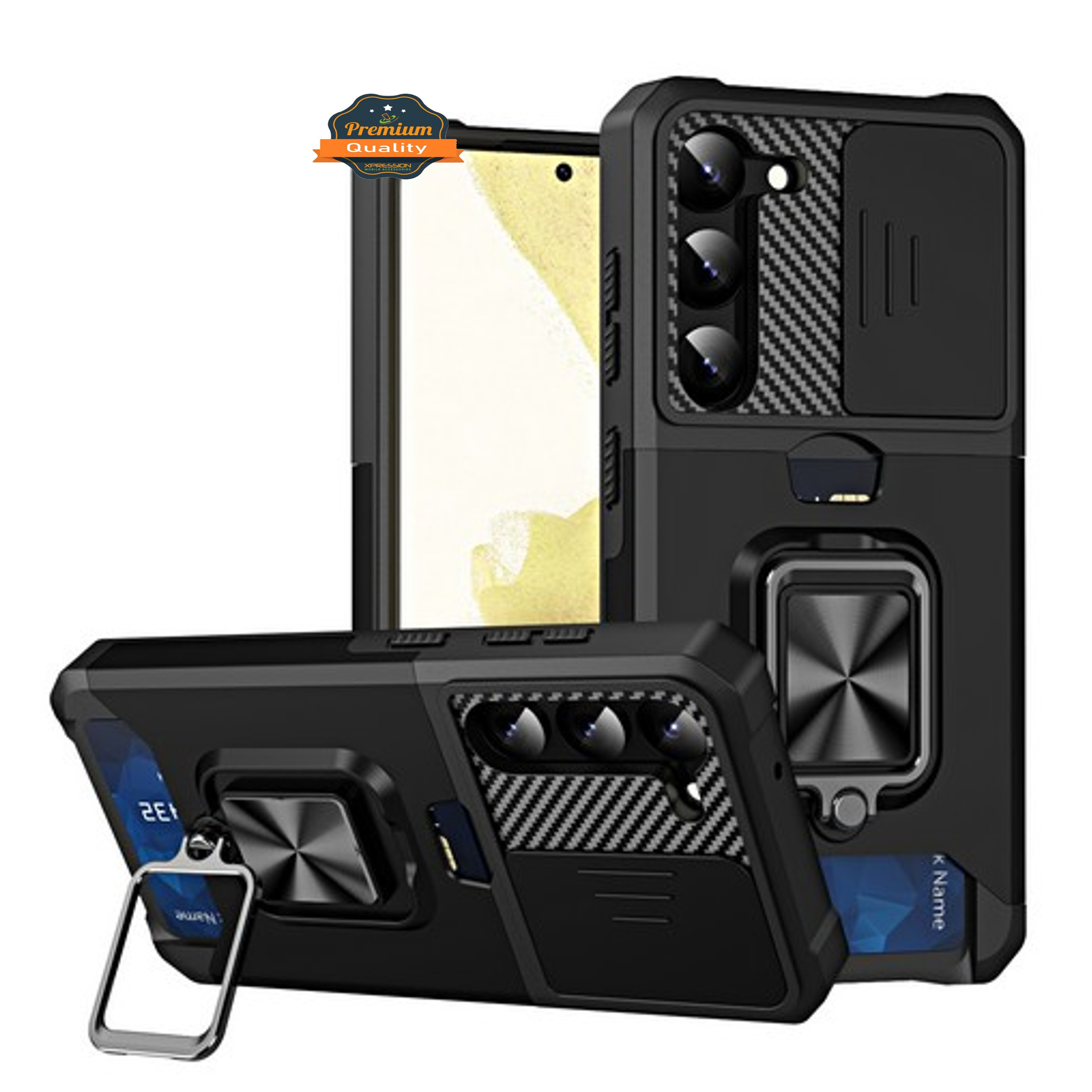 For Samsung Galaxy S23 /Plus /Ultra Wallet Case Card Slot & Ring Stand Cover - Picture 12 of 51
