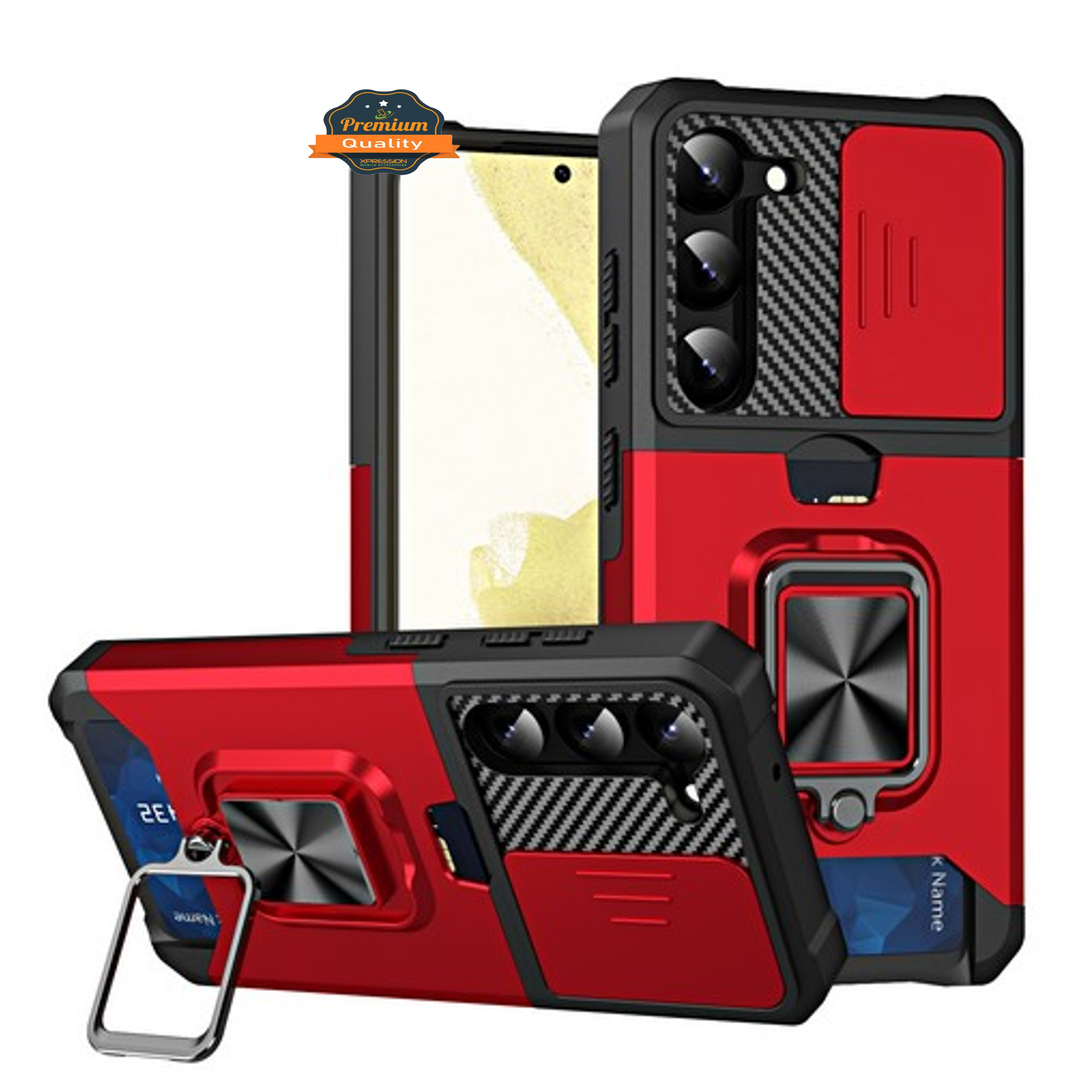 For Samsung Galaxy S23 /Plus /Ultra Wallet Case Card Slot & Ring Stand Cover - Picture 32 of 51