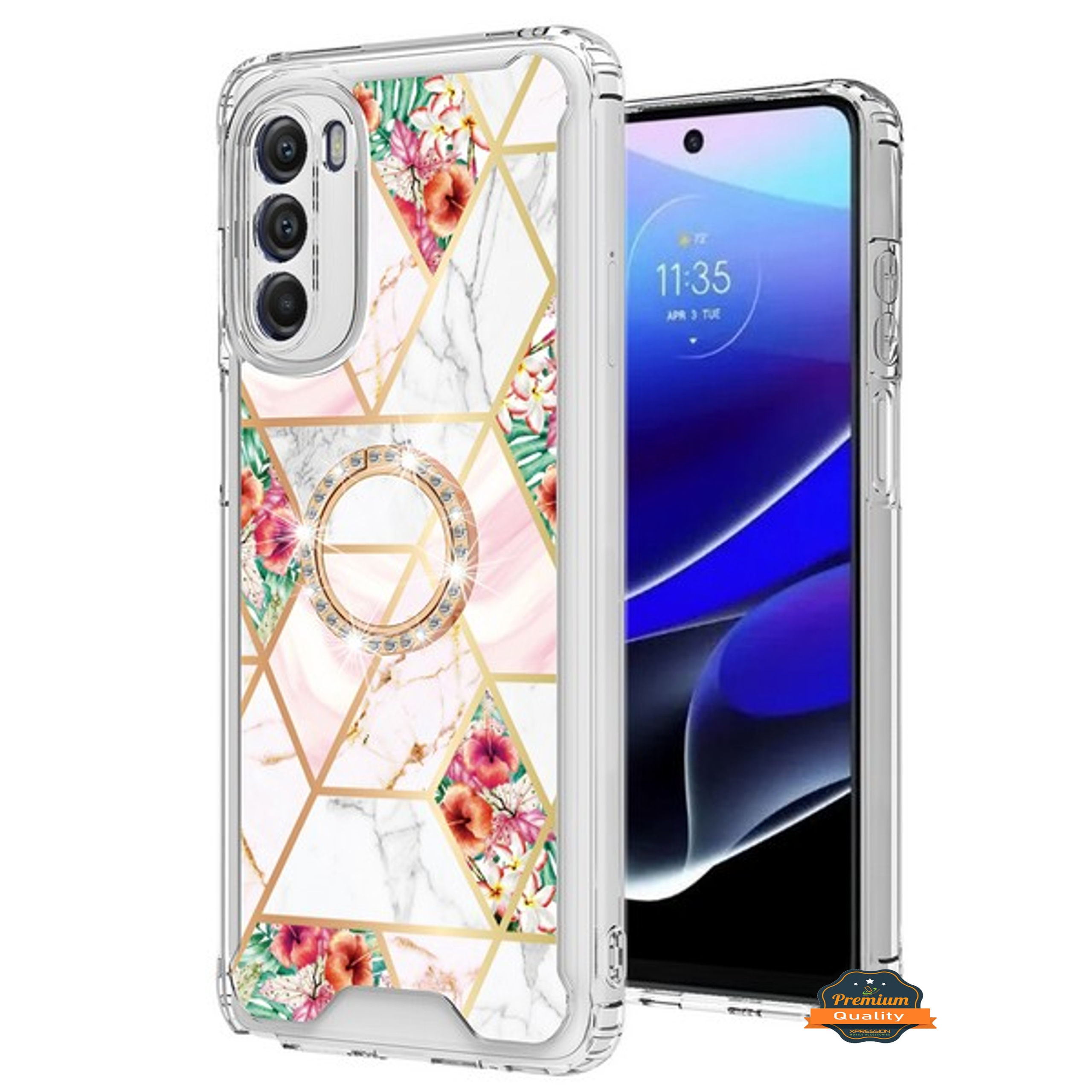 For Samsung Galaxy S23 /Plus /Ultra Fashion Design Hybrid Ring Stand Case Cover - Picture 11 of 44