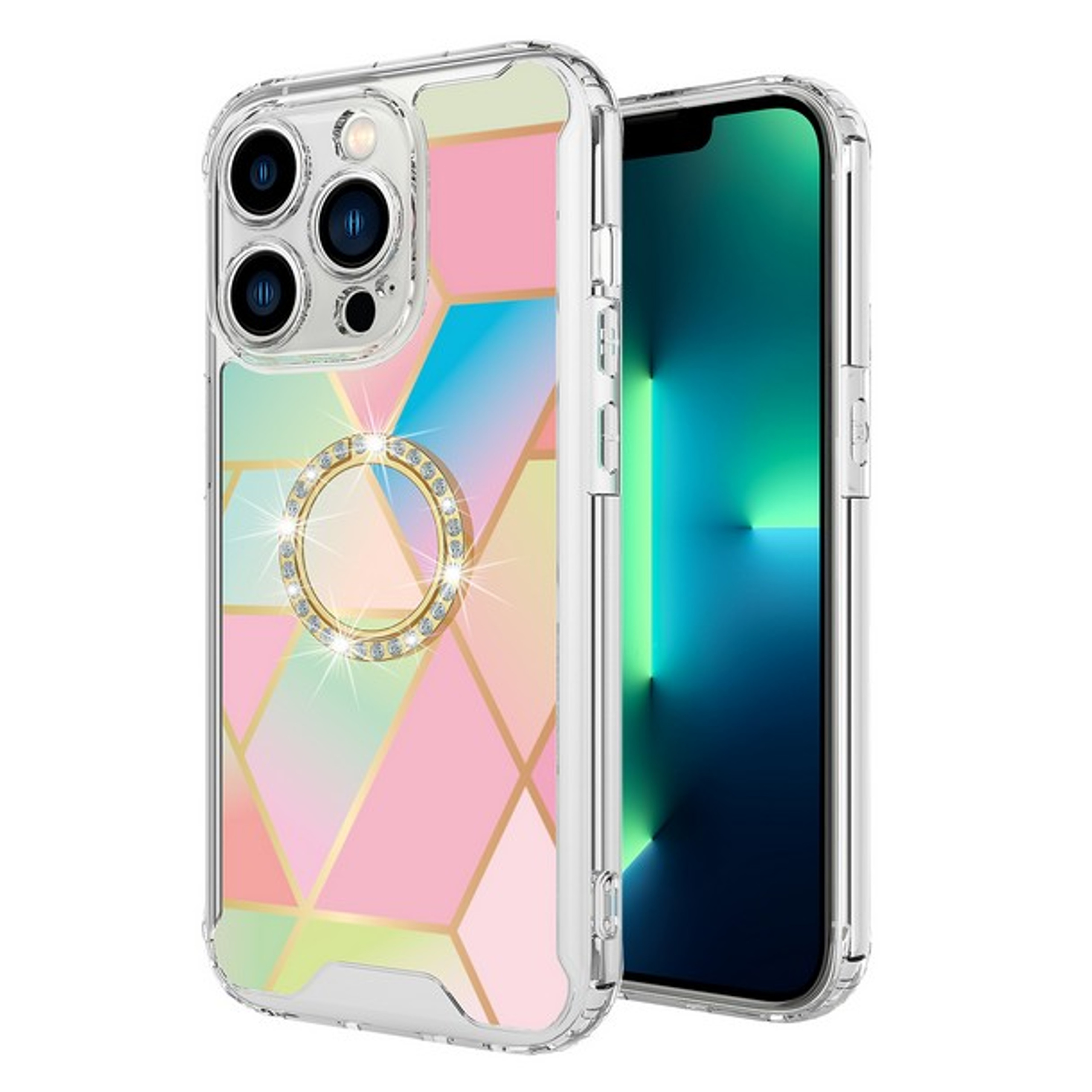 For Samsung Galaxy S23 /Plus /Ultra Fashion Design Hybrid Ring Stand Case Cover - Picture 19 of 44