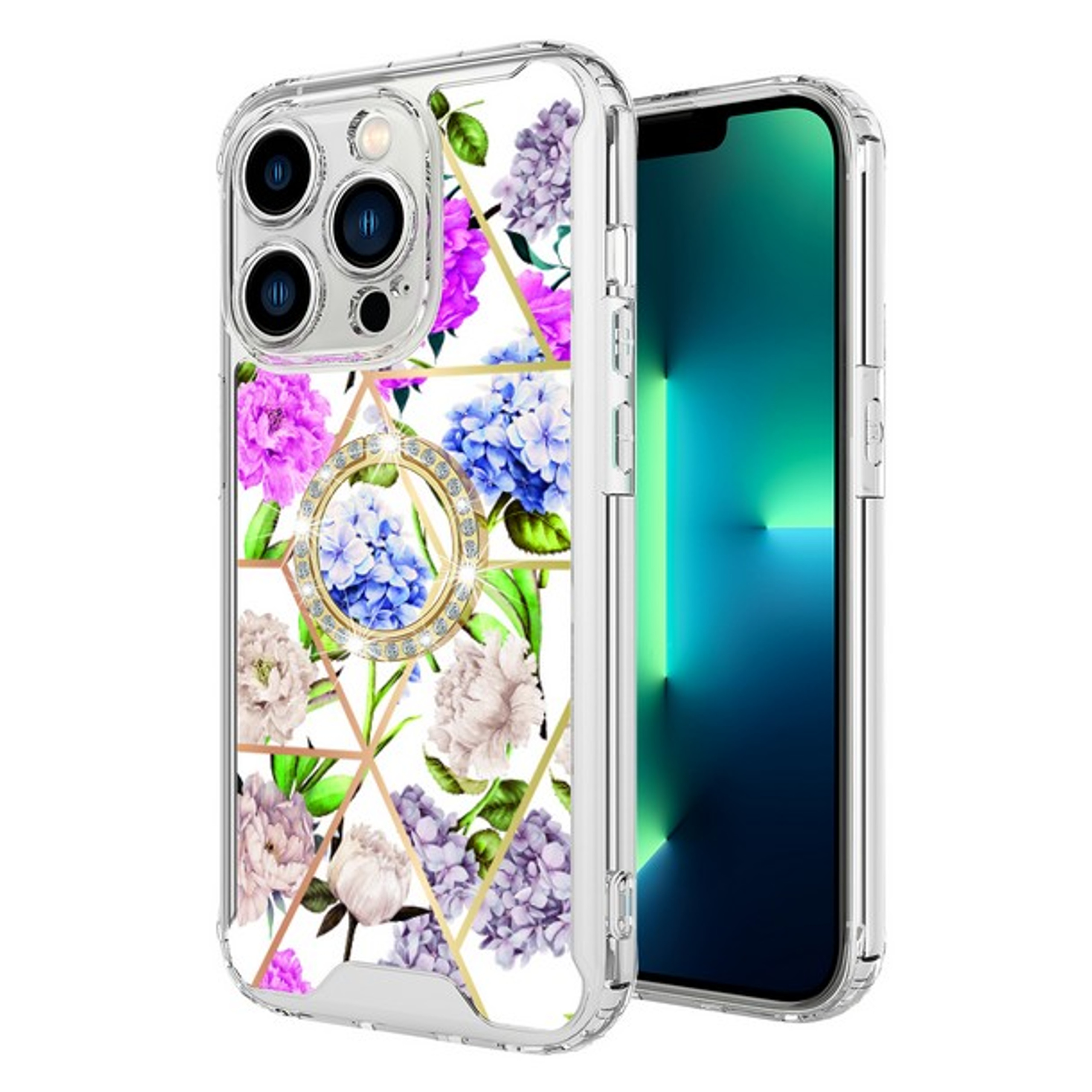 For Samsung Galaxy S23 /Plus /Ultra Fashion Design Hybrid Ring Stand Case Cover - Picture 28 of 44