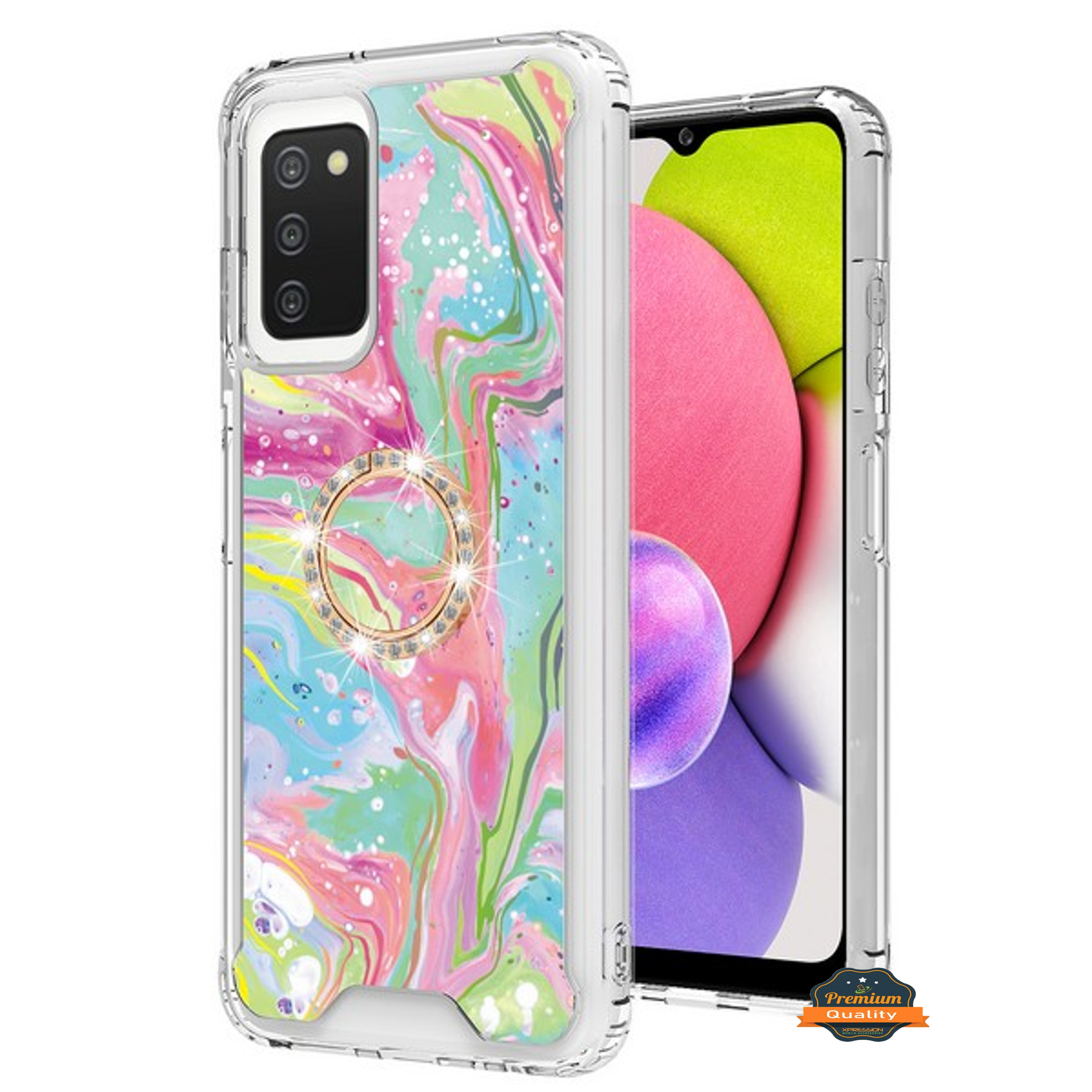 For Samsung Galaxy S23 /Plus /Ultra Fashion Design Hybrid Ring Stand Case Cover - Picture 31 of 44