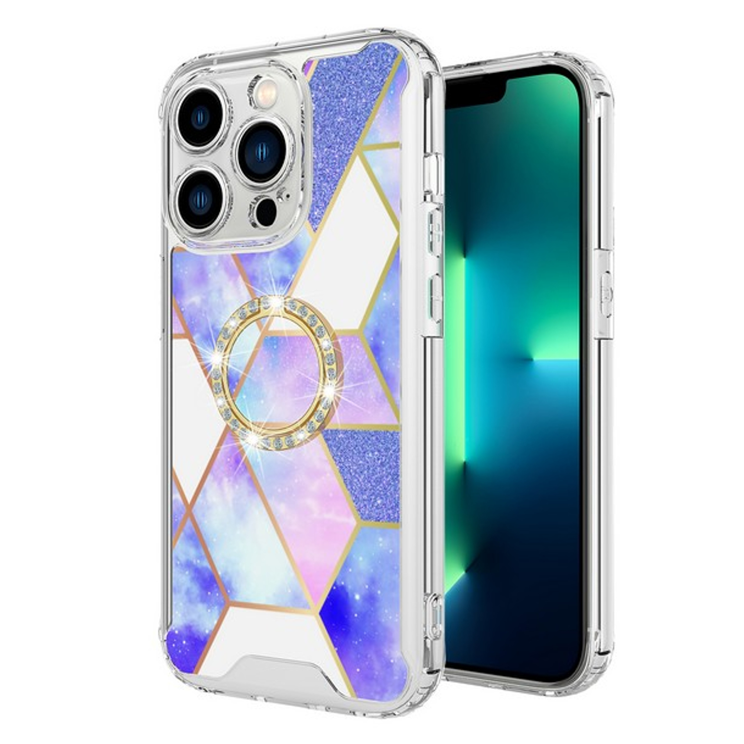 For Samsung Galaxy S23 /Plus /Ultra Fashion Design Hybrid Ring Stand Case Cover - Picture 37 of 44