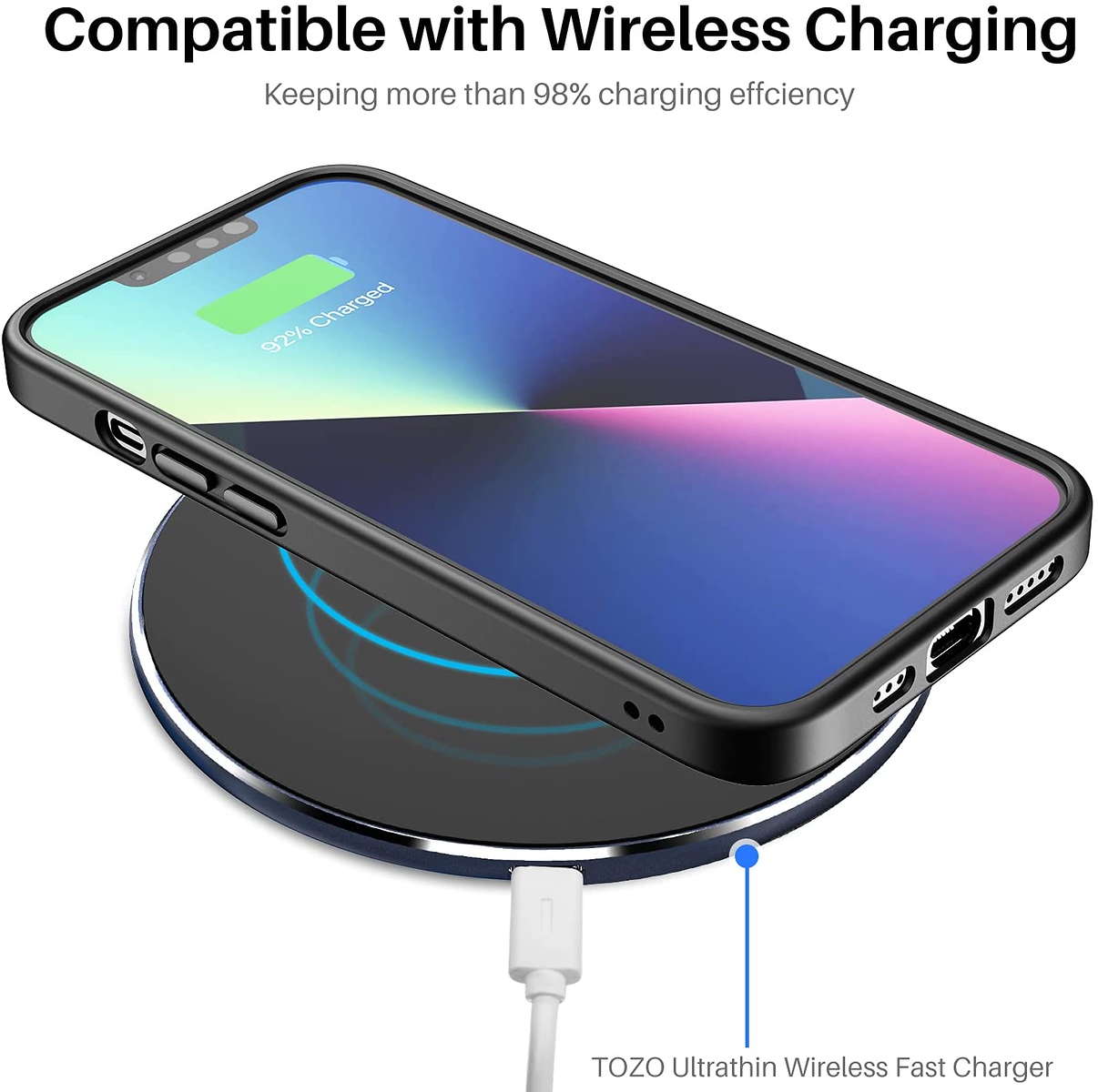 Funda protectora rígida delgada delgada de goma dura trasera transparente de poliuretano termoplástico para Google Pixel 6/6 Pro - Imagen 14 de 24