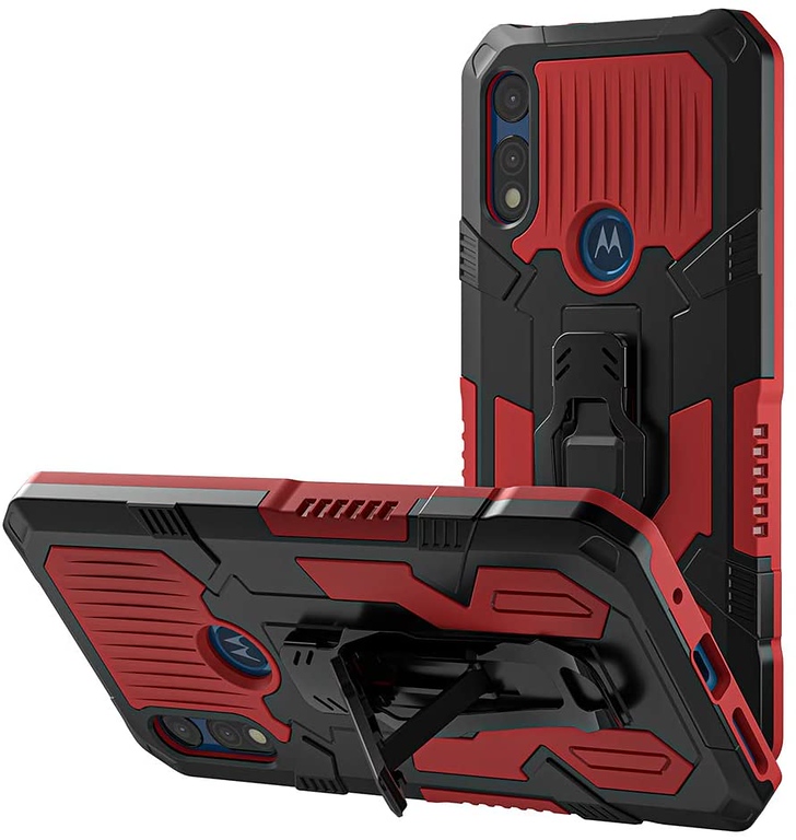 For Apple iPhone 13 Pro Max Hybrid Dual Layer w/ Belt Clip Kickstand Case Cover - Picture 41 of 41