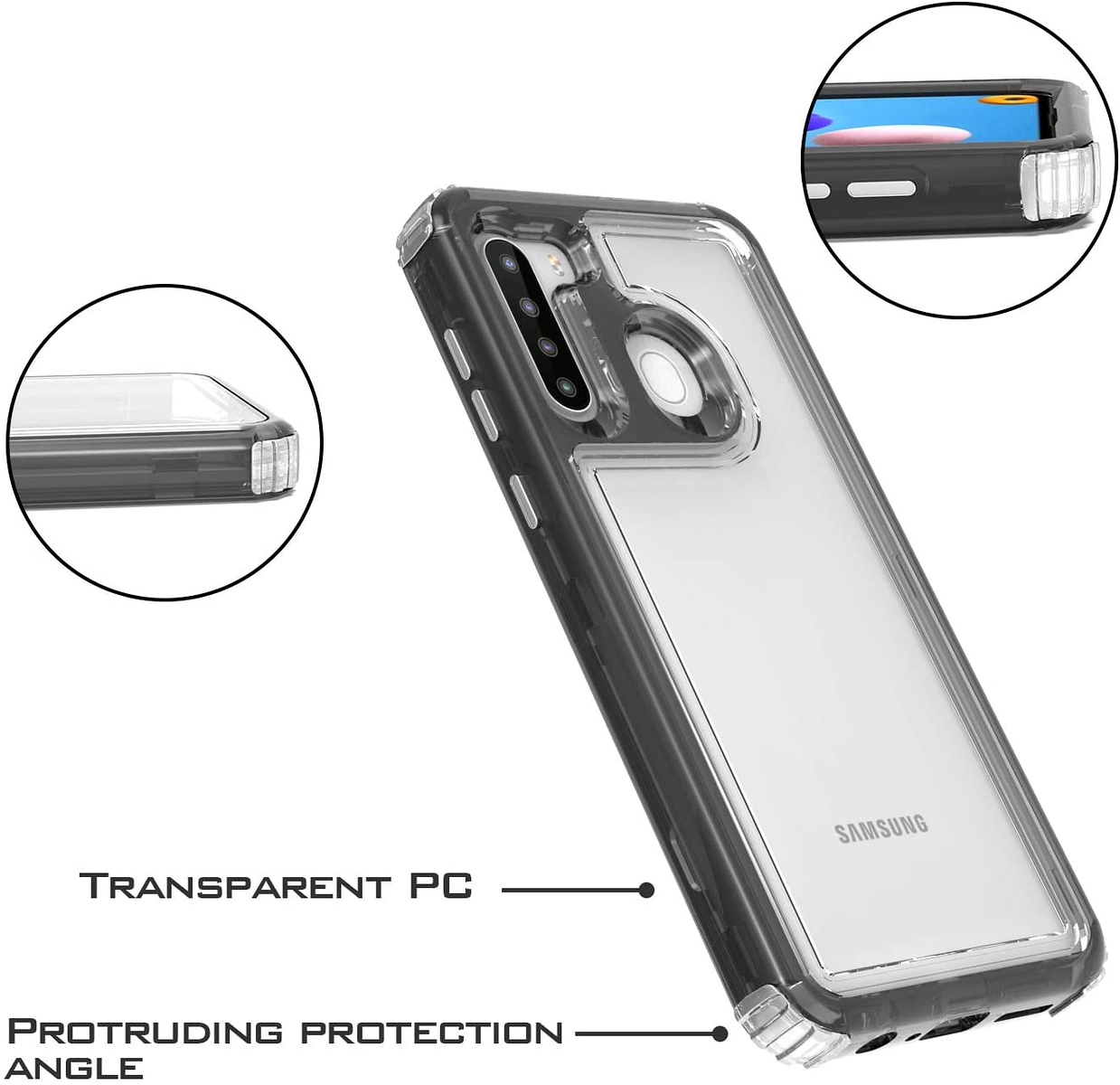 For Apple iPhone 13 Pro Max Clear Heavy Duty Full Body Shock Hybrid Case Cover - Picture 19 of 40