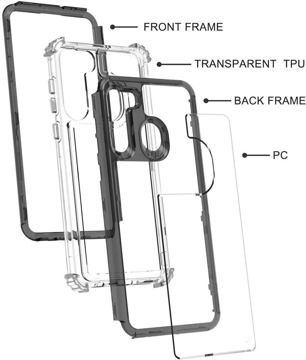 For Apple iPhone 13 Pro Max Clear Heavy Duty Full Body Shock Hybrid Case Cover - Picture 20 of 40