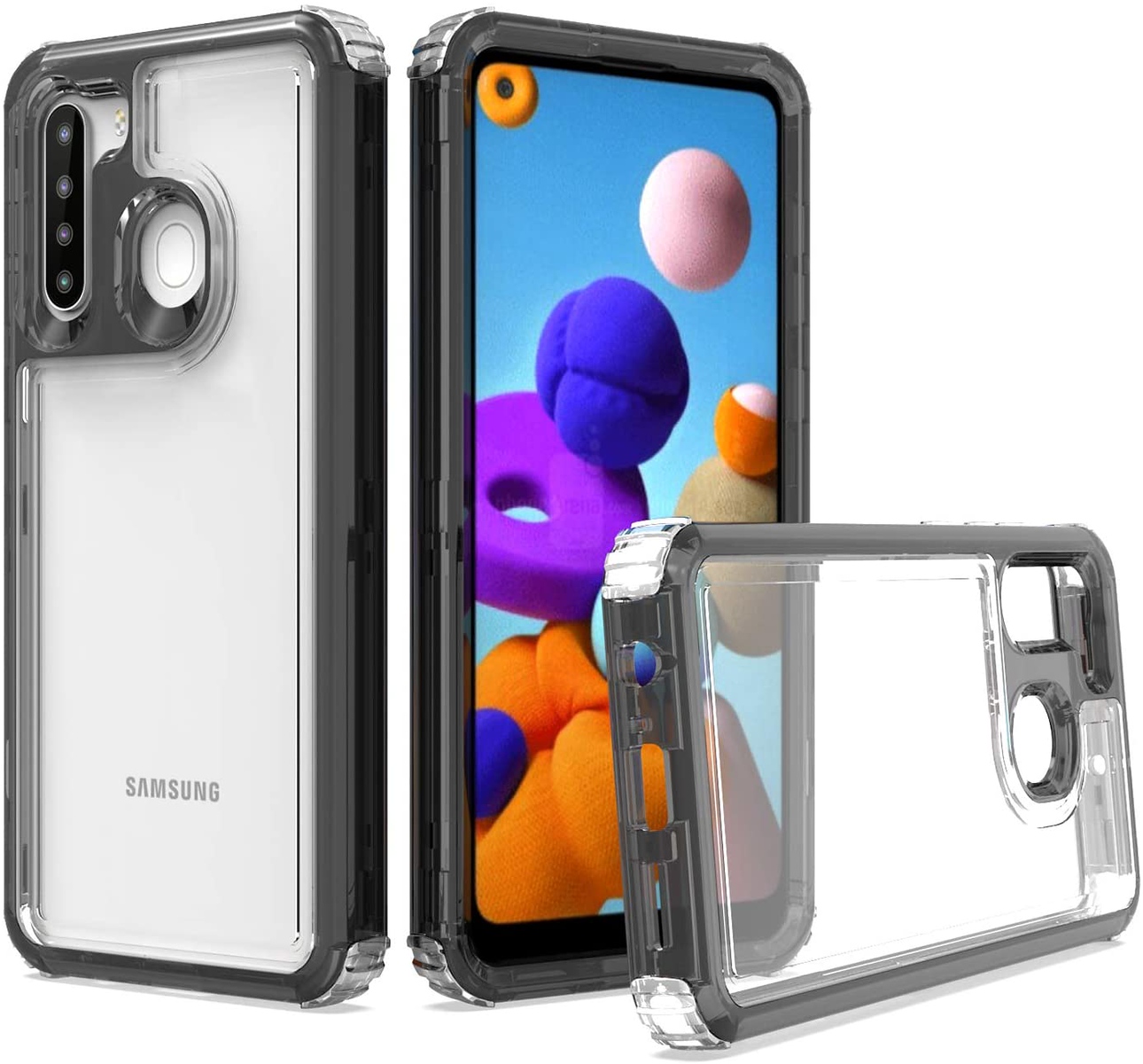 For Apple iPhone 13 Pro Max Clear Heavy Duty Full Body Shock Hybrid Case Cover - Picture 18 of 40