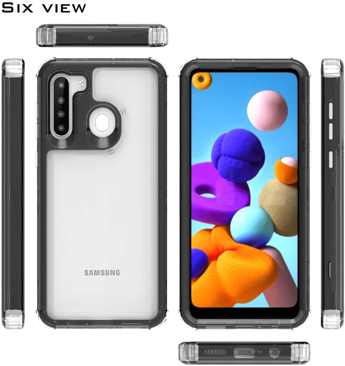 For Apple iPhone 13 Pro Max Clear Heavy Duty Full Body Shock Hybrid Case Cover - Picture 21 of 40