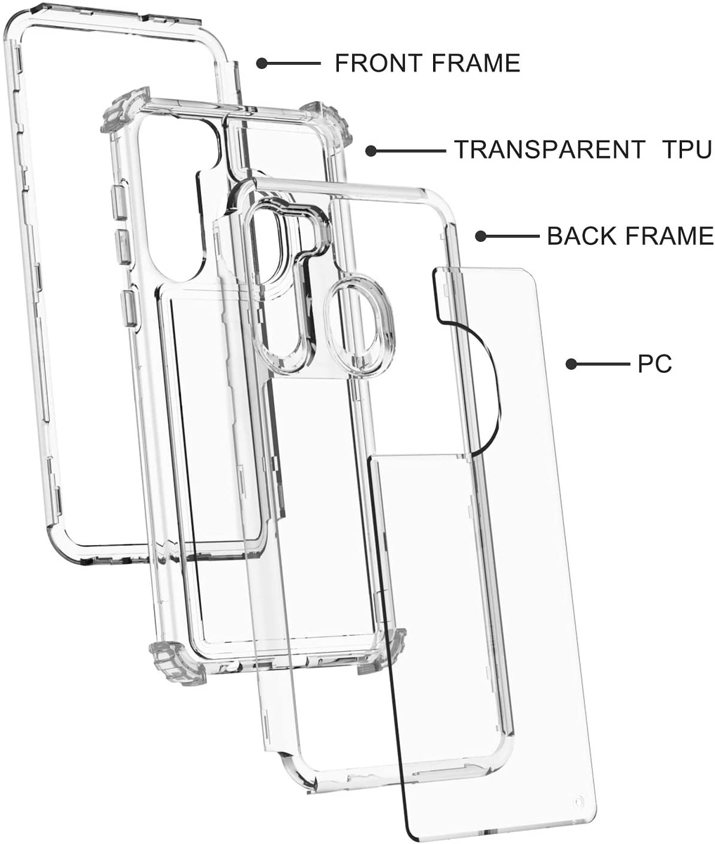 For Apple iPhone 13 Pro Max Clear Heavy Duty Full Body Shock Hybrid Case Cover - Picture 15 of 40