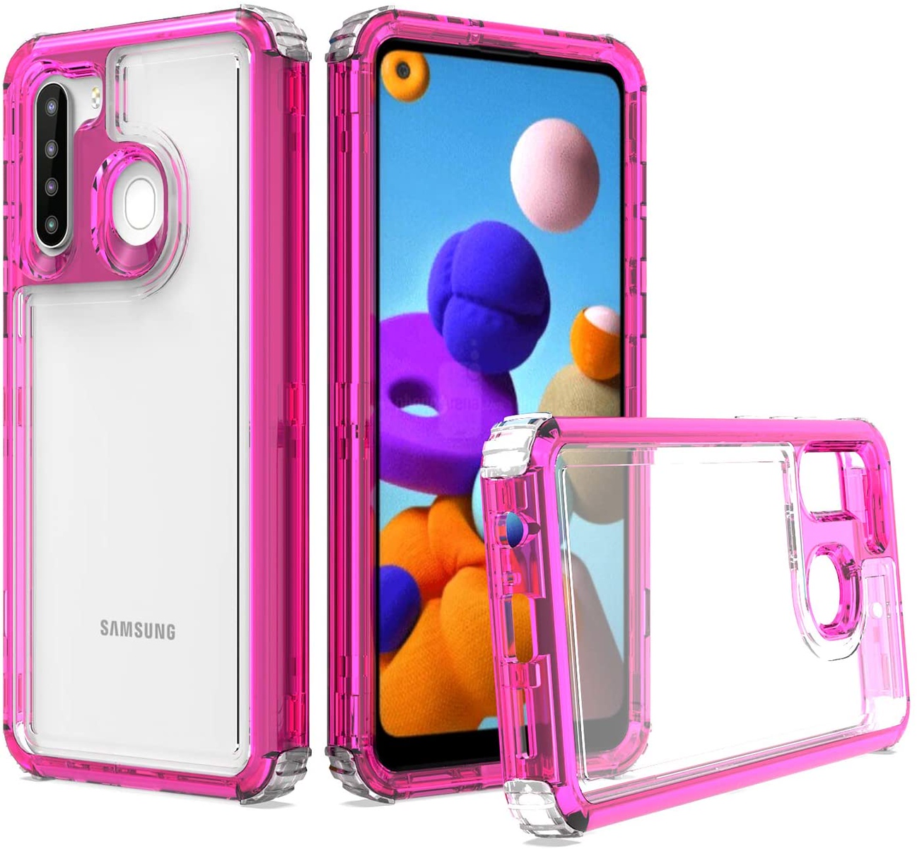 For Apple iPhone 13 Pro Max Clear Heavy Duty Full Body Shock Hybrid Case Cover - Picture 34 of 40