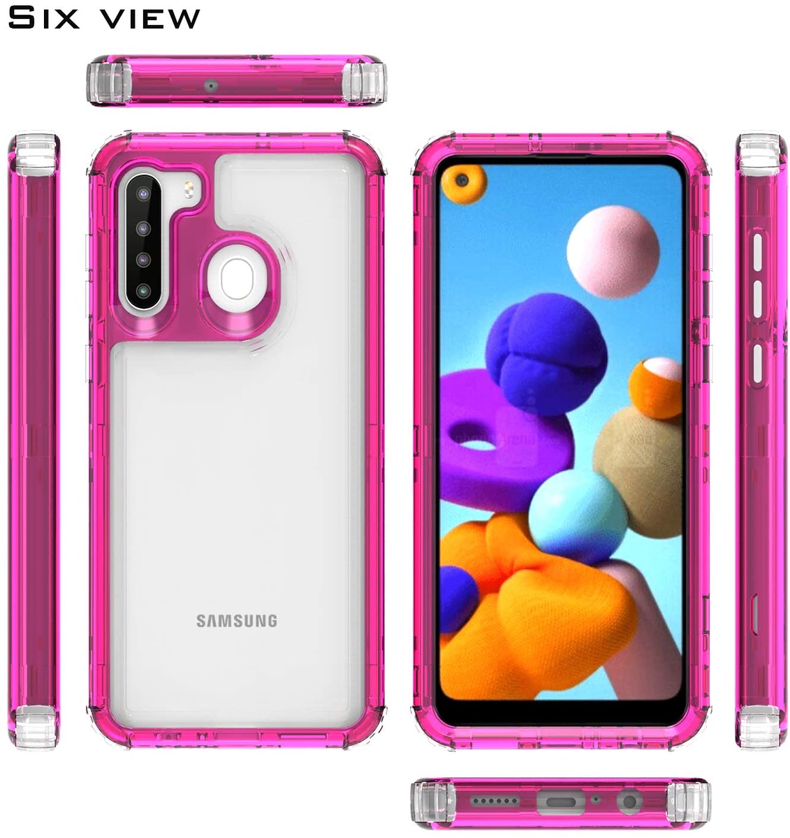 For Apple iPhone 13 Pro Max Clear Heavy Duty Full Body Shock Hybrid Case Cover - Picture 35 of 40