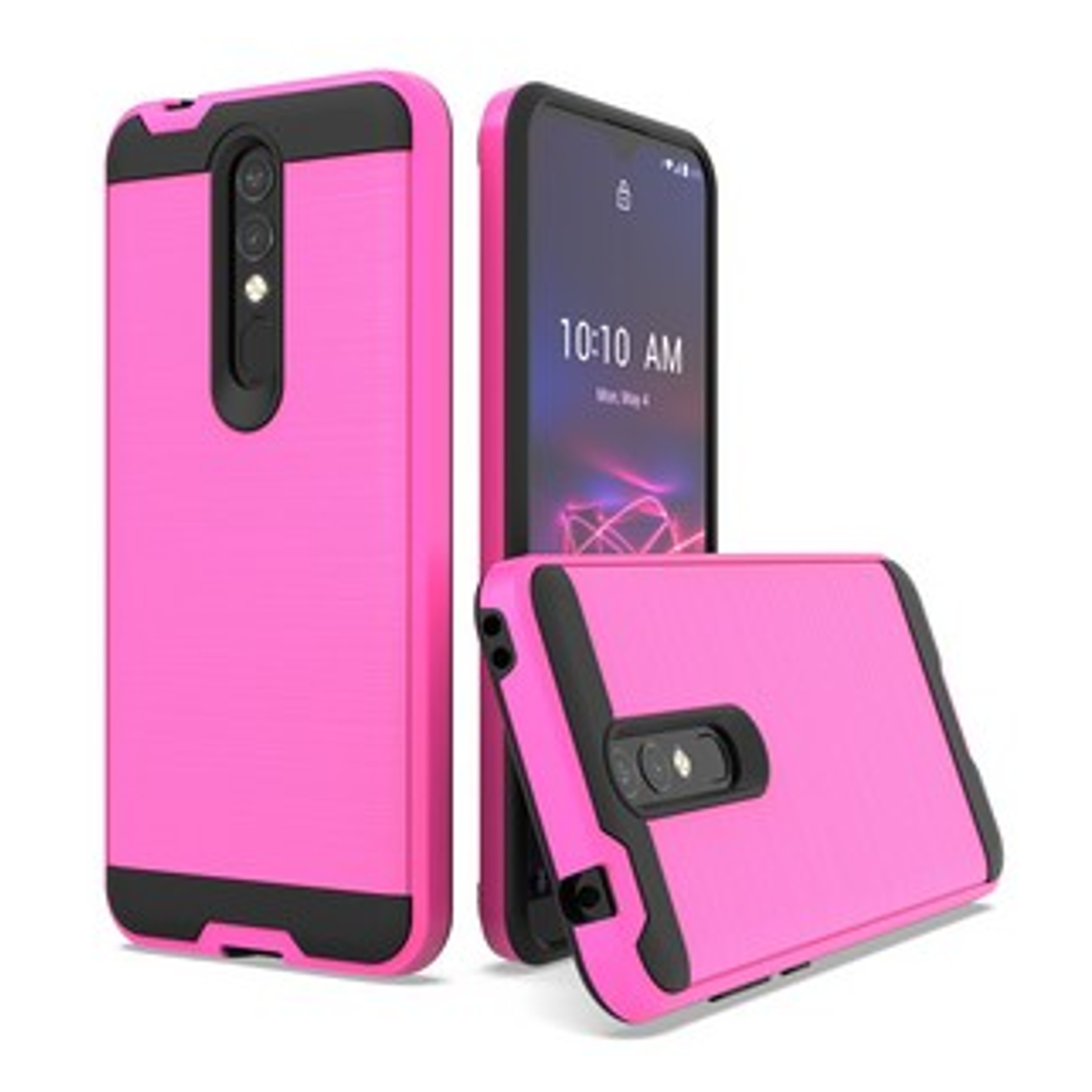 For Apple iPhone 13 /Pro /Mini Rugged Brushed Texture Hybrid 2in1 TPU Case Cover - Picture 49 of 57