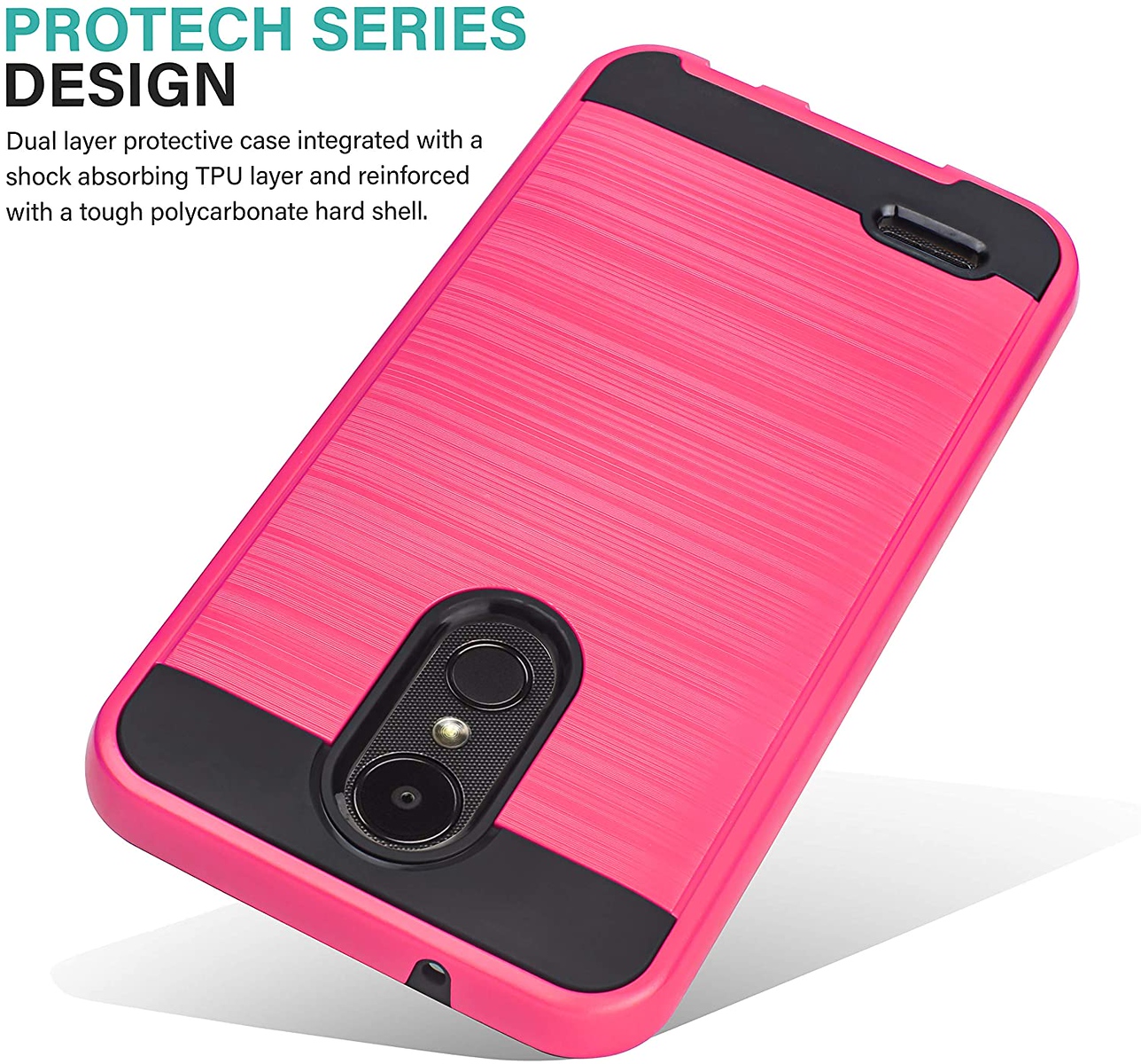 For Apple iPhone 13 /Pro /Mini Rugged Brushed Texture Hybrid 2in1 TPU Case Cover - Picture 45 of 57
