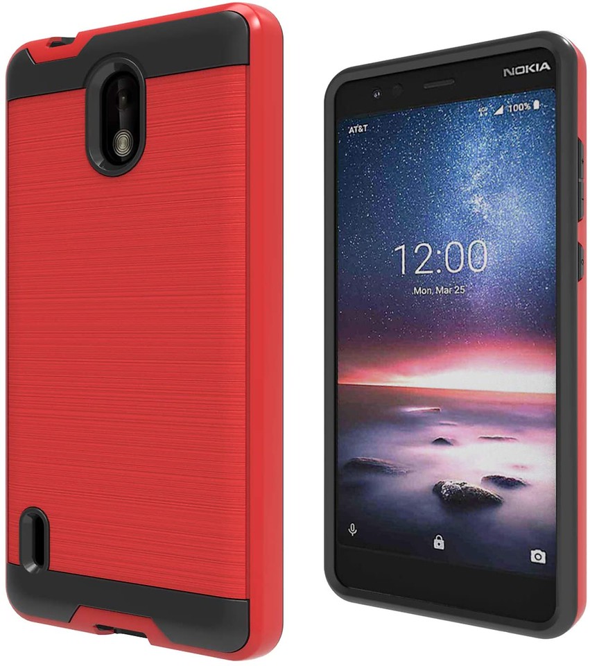 For Apple iPhone 13 /Pro /Mini Rugged Brushed Texture Hybrid 2in1 TPU Case Cover - Picture 29 of 57