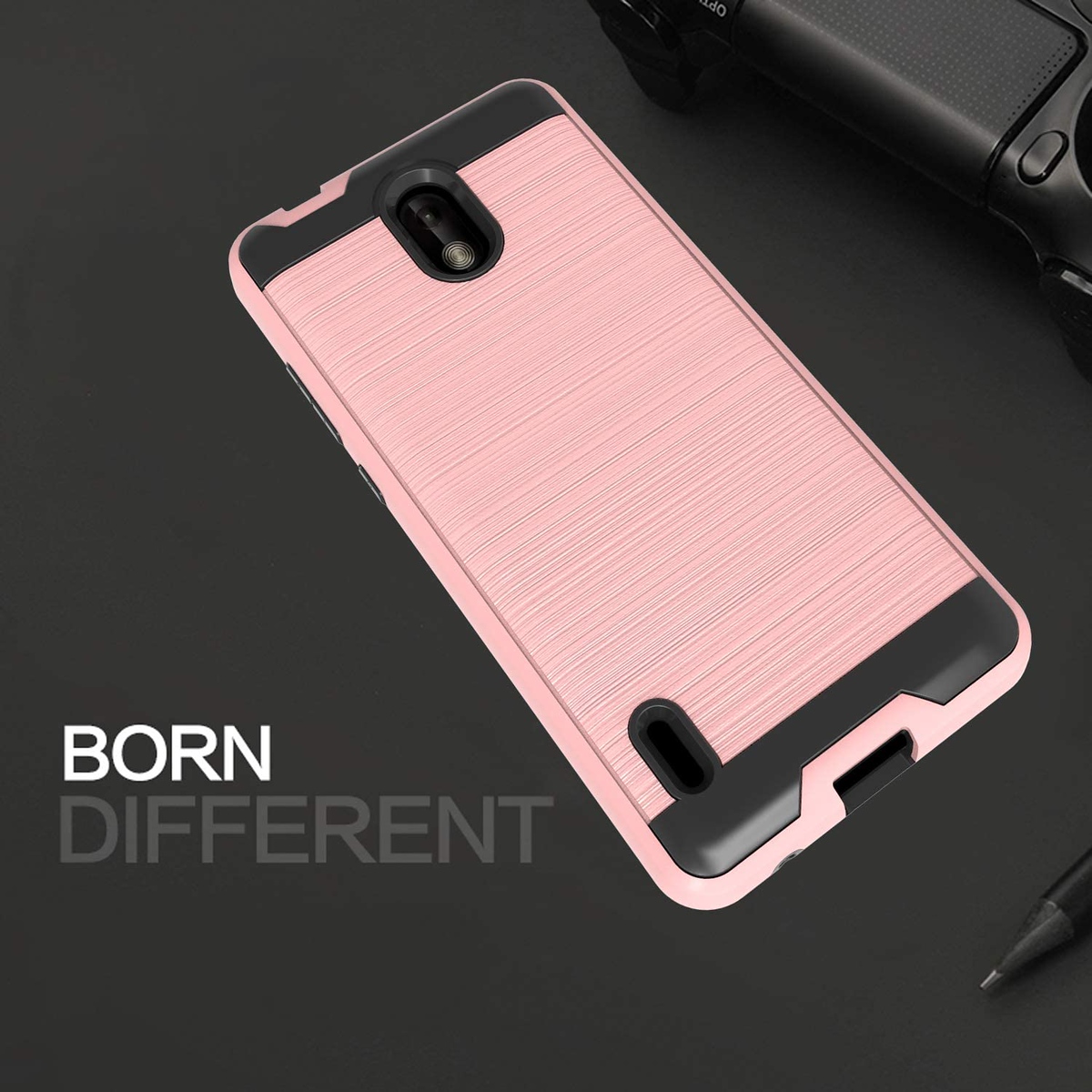 For Apple iPhone 13 /Pro /Mini Rugged Brushed Texture Hybrid 2in1 TPU Case Cover - Picture 57 of 57