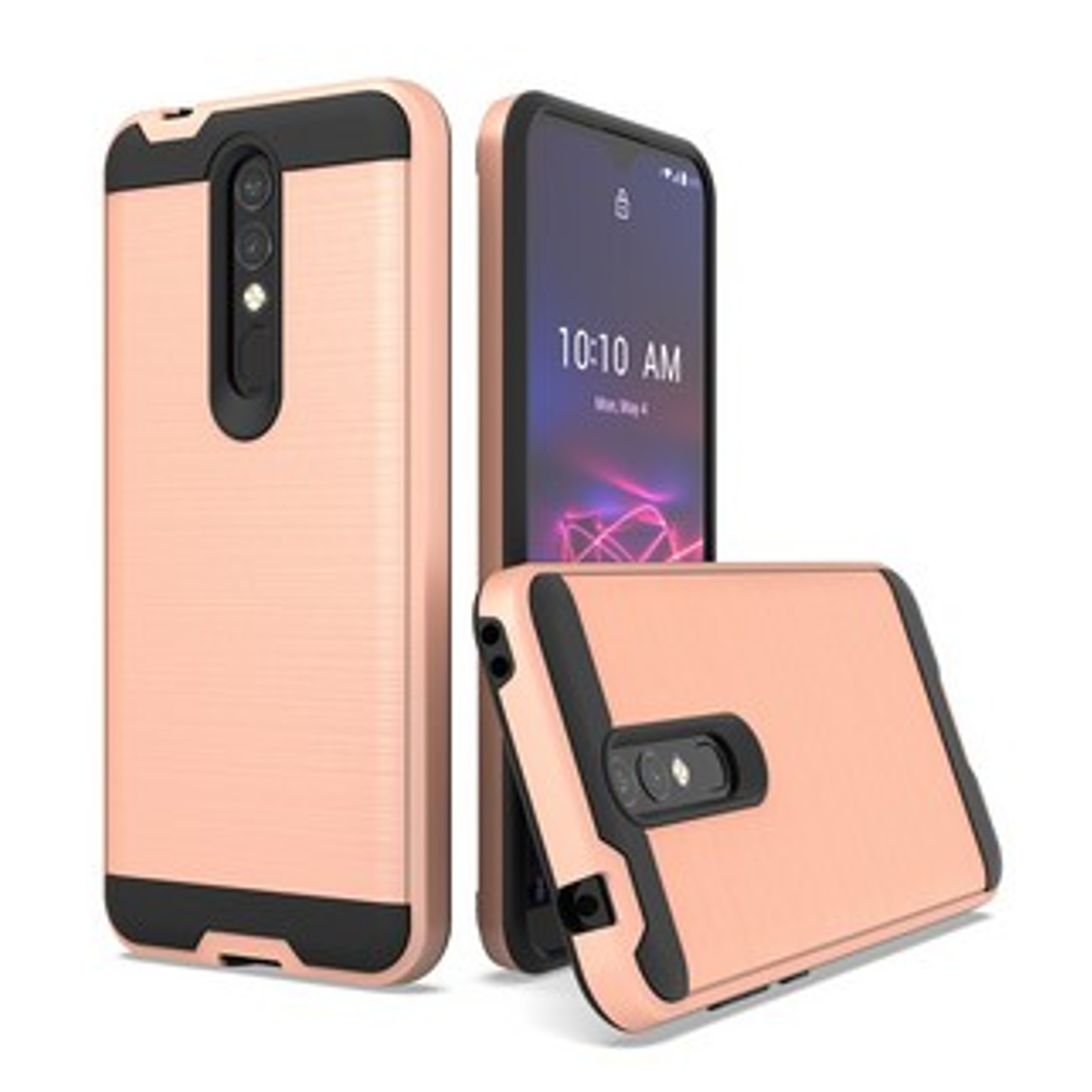 For Apple iPhone 13 /Pro /Mini Rugged Brushed Texture Hybrid 2in1 TPU Case Cover - Picture 52 of 57