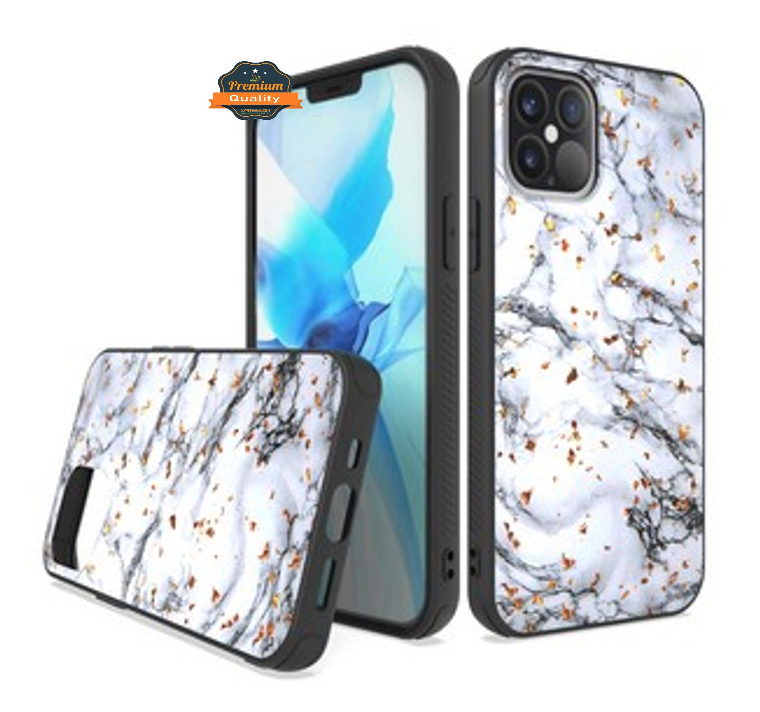 For Apple iPhone 13 /Pro /Mini Designed Glitter Bling Hybrid Rubber Case Cover - Picture 18 of 49