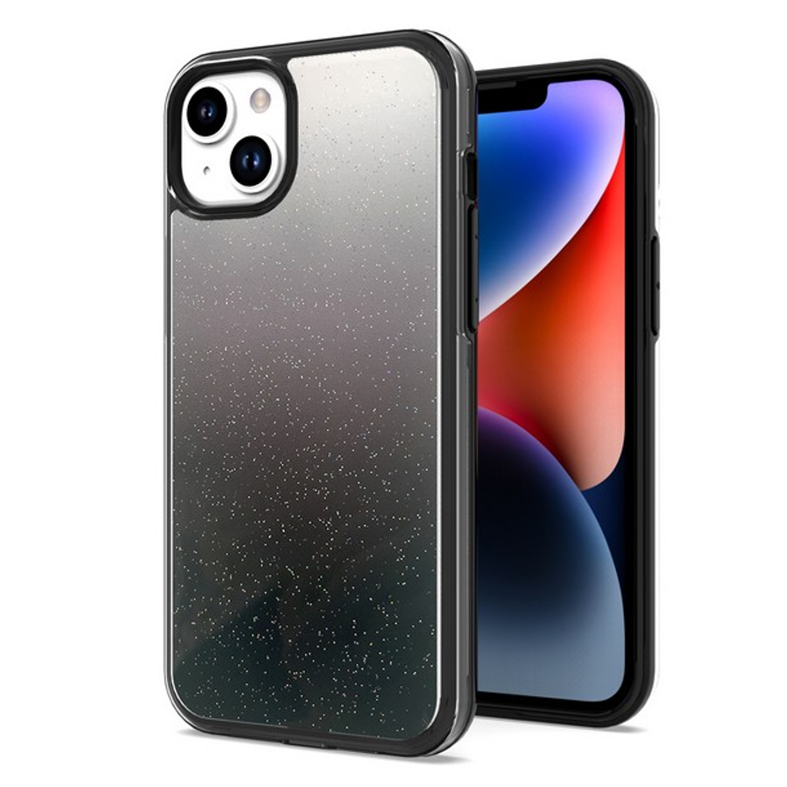 For Apple iPhone 14 /Plus Pro Max Gradient Glitter Hybrid TPU Hard PC Case Cover - Picture 11 of 49