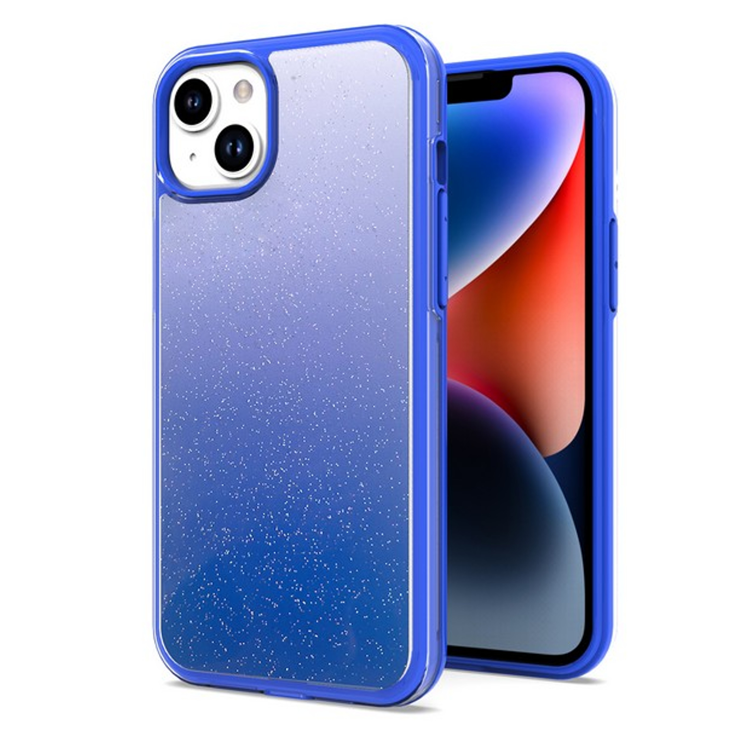 For Apple iPhone 14 /Plus Pro Max Gradient Glitter Hybrid TPU Hard PC Case Cover - Picture 19 of 49