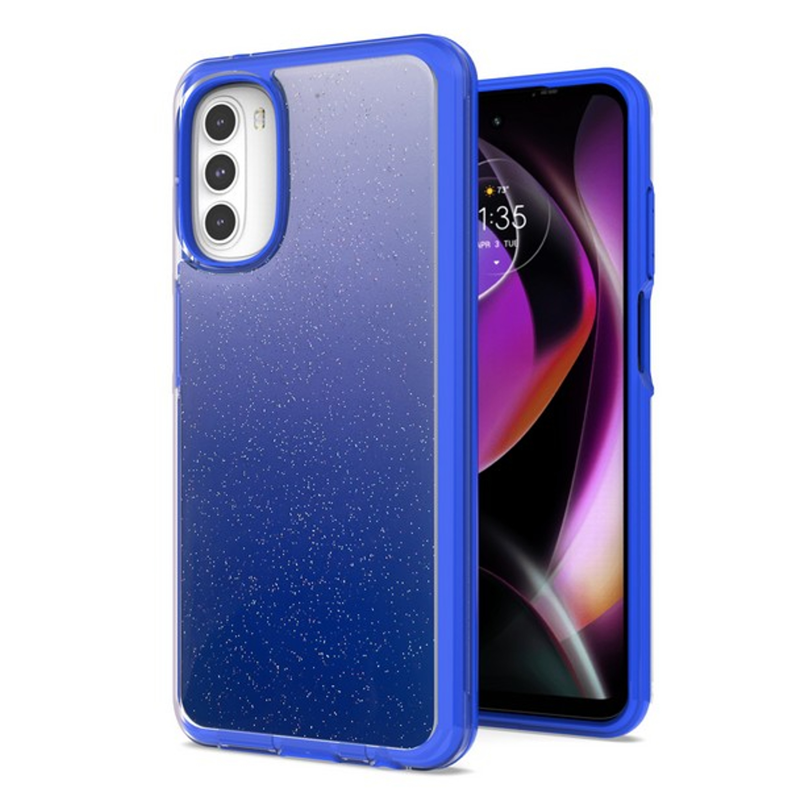 For Apple iPhone 14 /Plus Pro Max Gradient Glitter Hybrid TPU Hard PC Case Cover - Picture 21 of 49