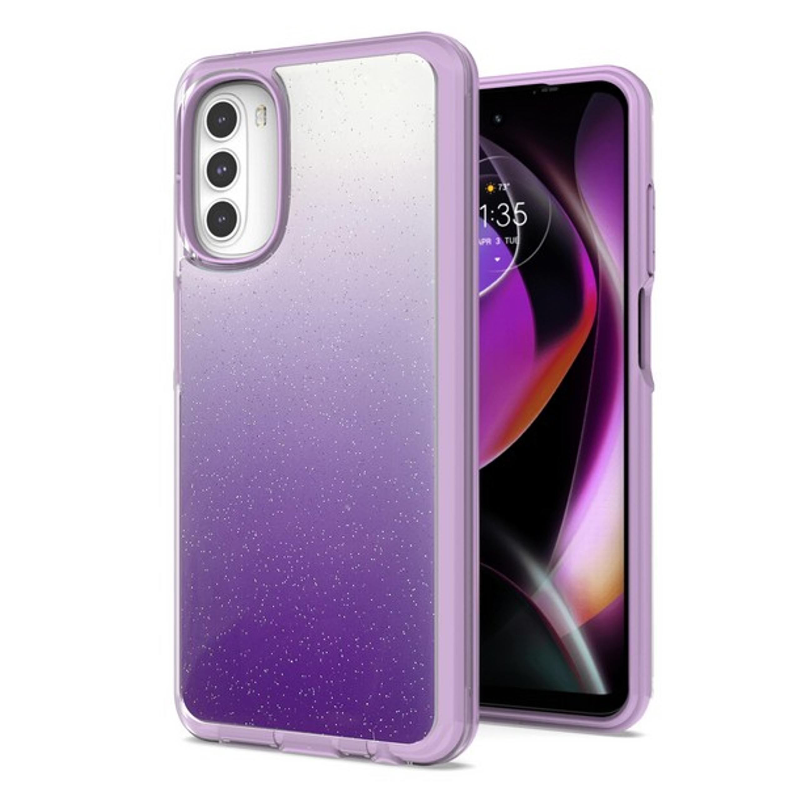 For Apple iPhone 14 /Plus Pro Max Gradient Glitter Hybrid TPU Hard PC Case Cover - Picture 37 of 49