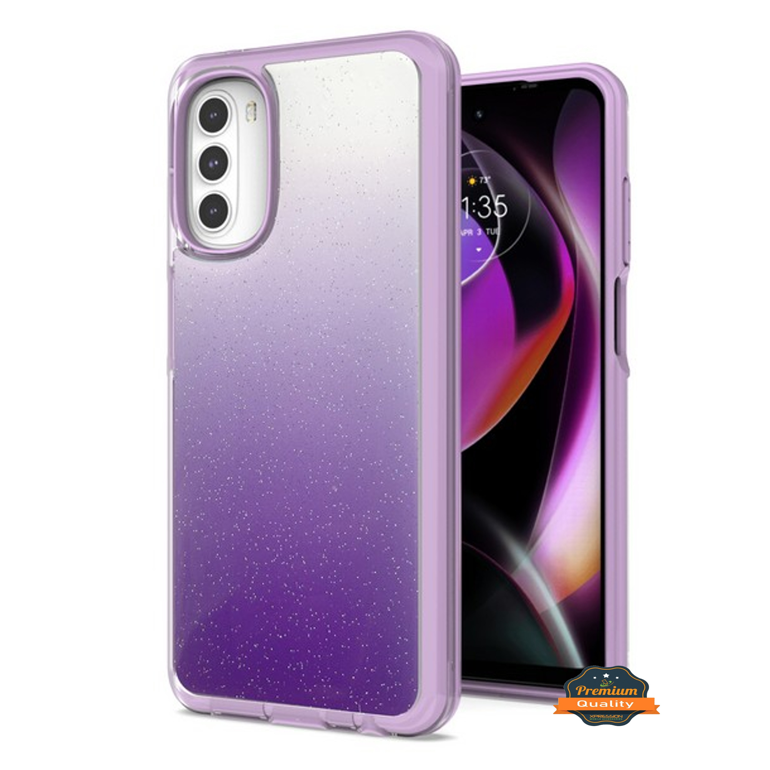 For Apple iPhone 14 /Plus Pro Max Gradient Glitter Hybrid TPU Hard PC Case Cover - Picture 36 of 49