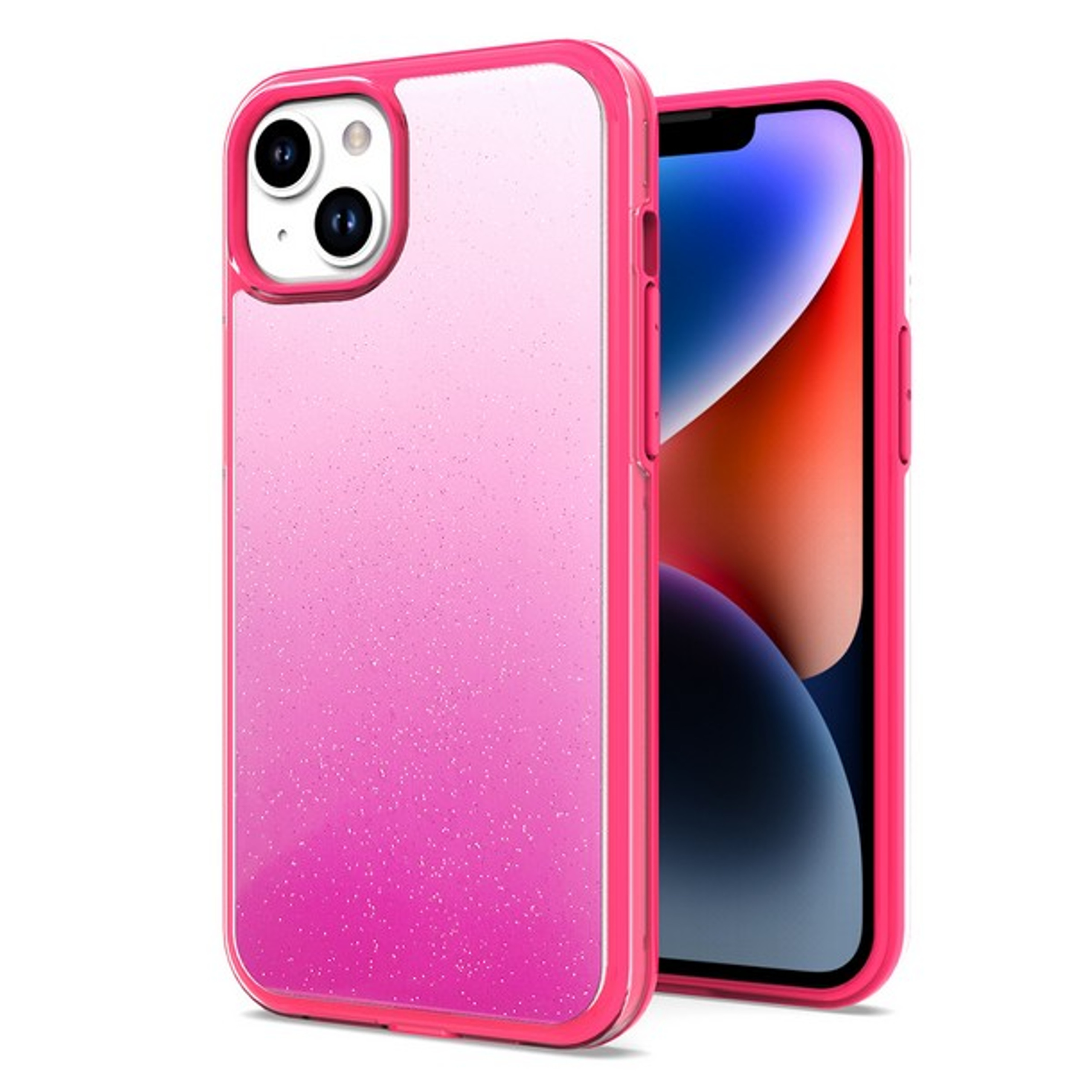 For Apple iPhone 14 /Plus Pro Max Gradient Glitter Hybrid TPU Hard PC Case Cover - Picture 43 of 49