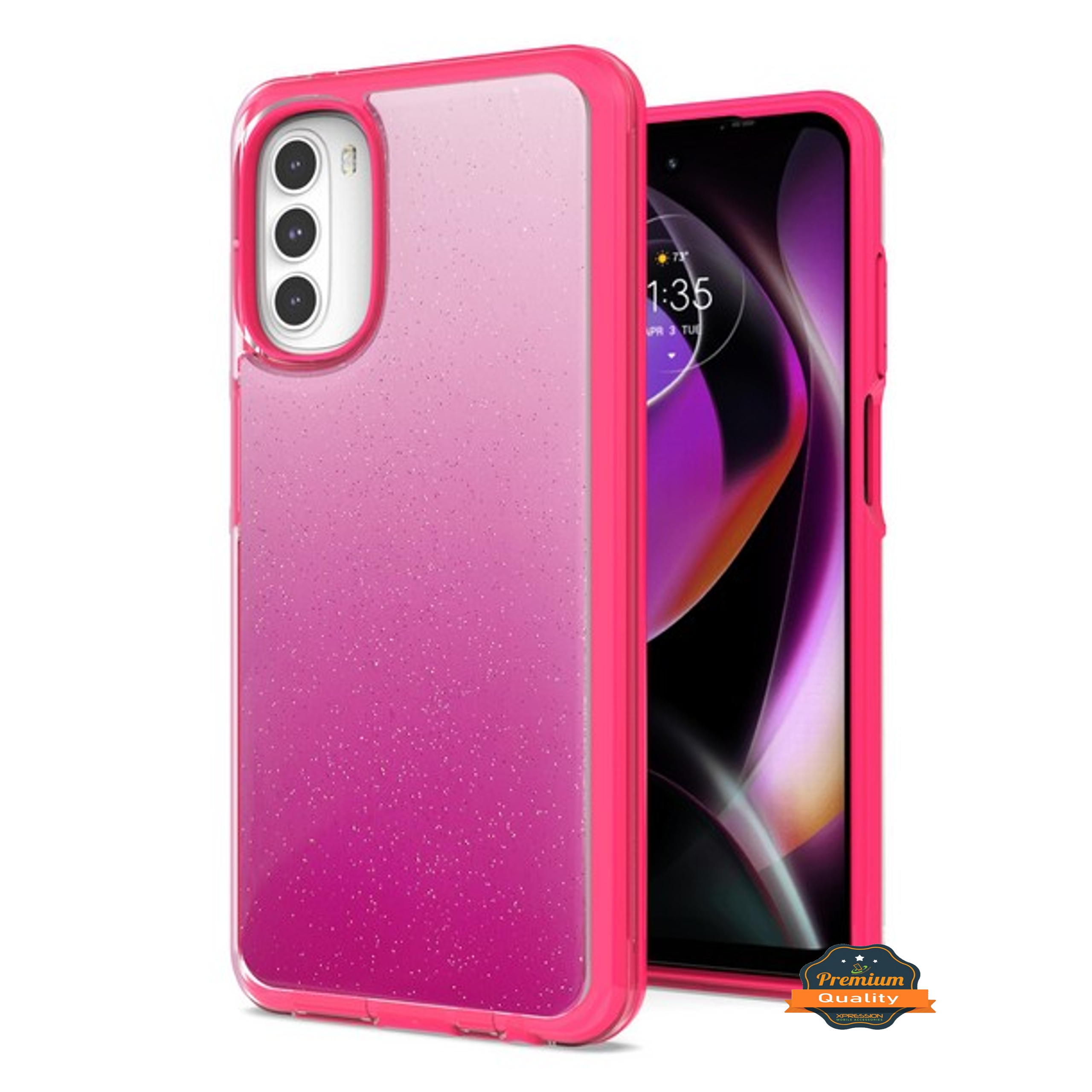 For Apple iPhone 14 /Plus Pro Max Gradient Glitter Hybrid TPU Hard PC Case Cover - Picture 44 of 49