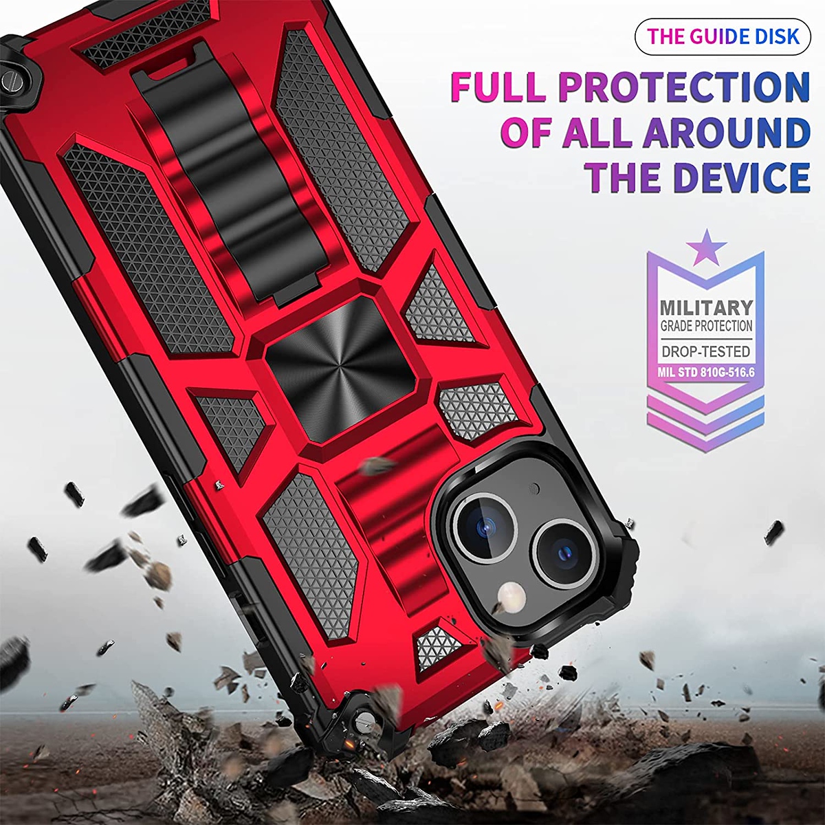 Funda resistente 2 en 1 híbrida con soporte para Motorola Moto Edge 2021 - Imagen 31 de 33