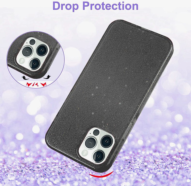 For T-Mobile Revvl 6 Pro 5G /6 5G Glitter Sparkle Hybrid RubberTPU Case Cover - Picture 23 of 49
