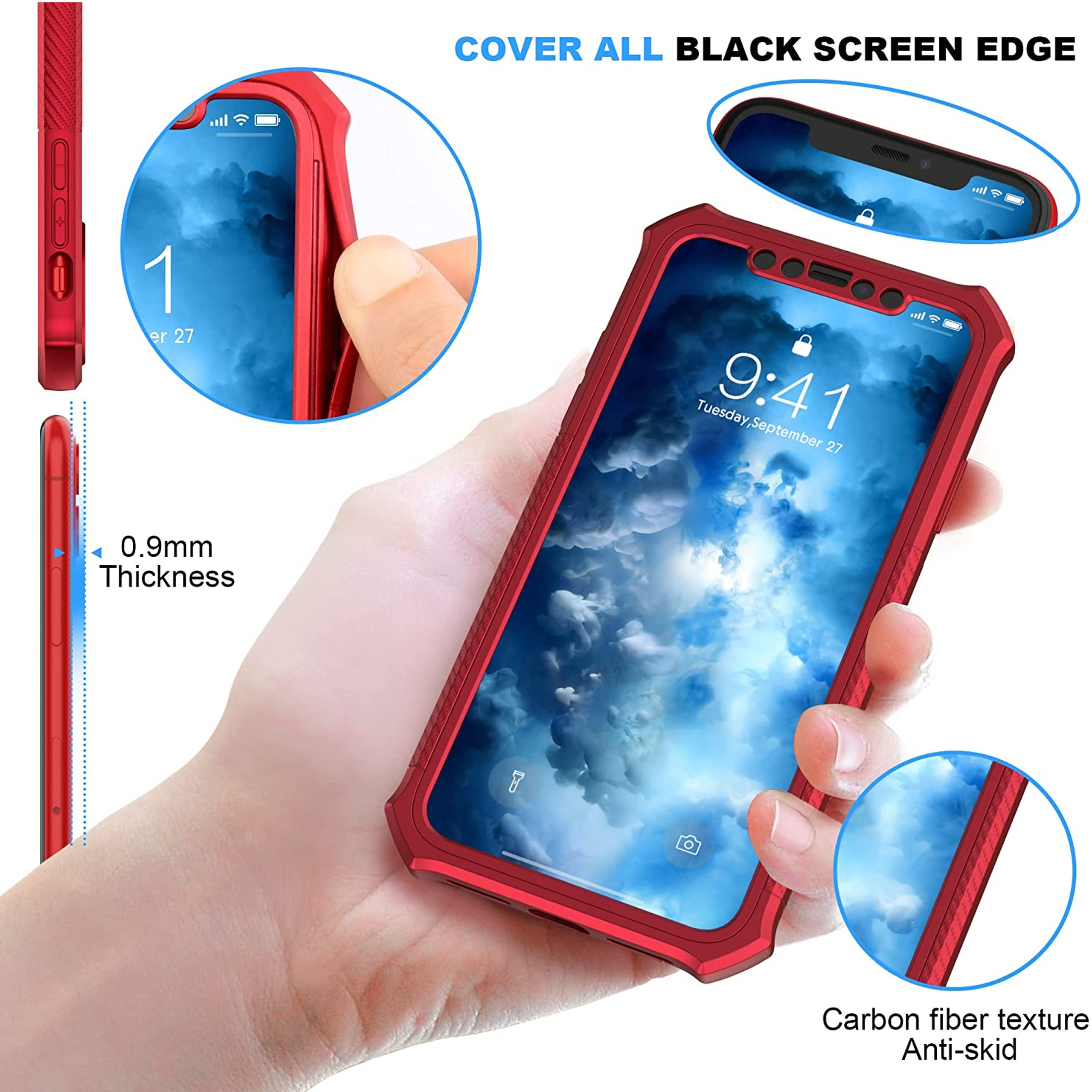 Für T-Mobile Revvl 6 Pro /6 5G Hybrid 2in1 Front Rahmen Cover Stoßfest TPU Case - Bild 39 von 96