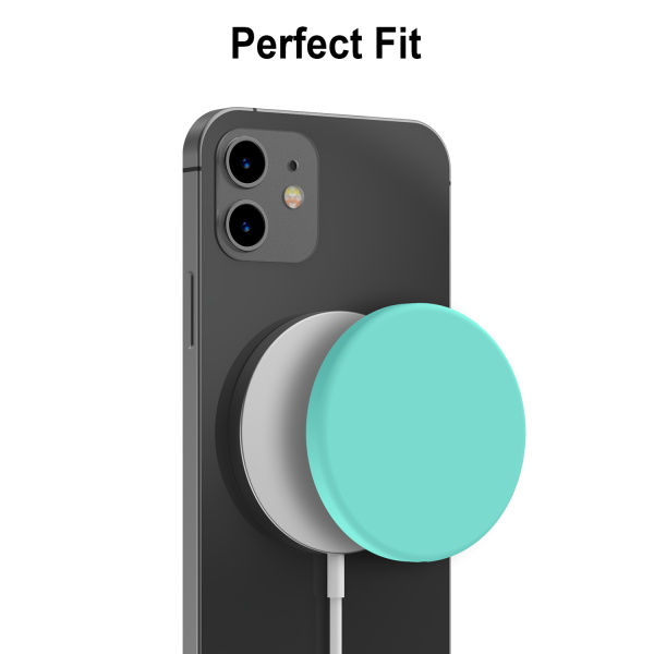 Funda Cargador Para Apple MagSafe Híbrida Silicona TPU Flexible Goma Amortiguador Cubierta - Imagen 31 de 35