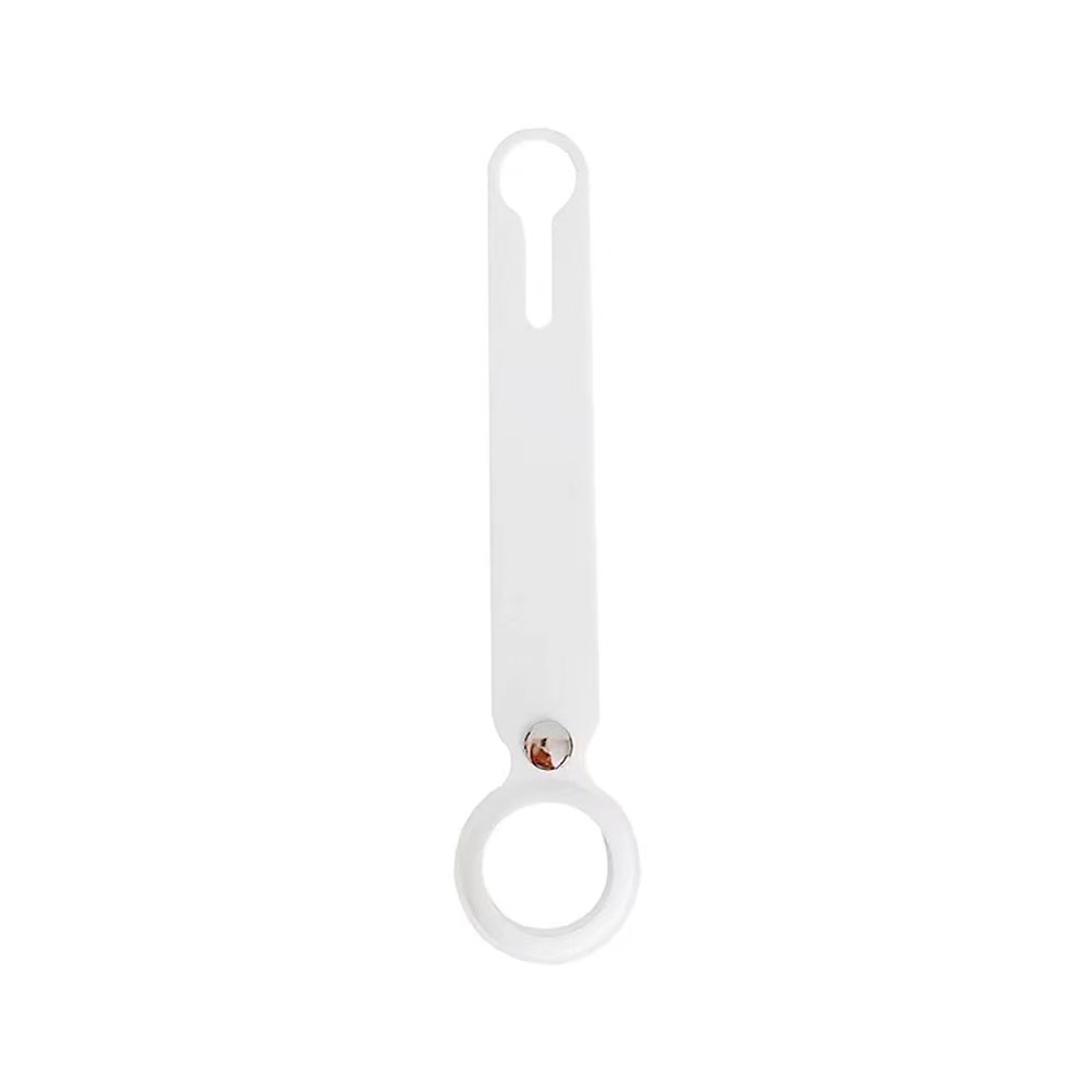 Silicone Soft Rubber TPU Loop Keychain Holder Strap Compatible with Apple AirTag - Picture 58 of 65