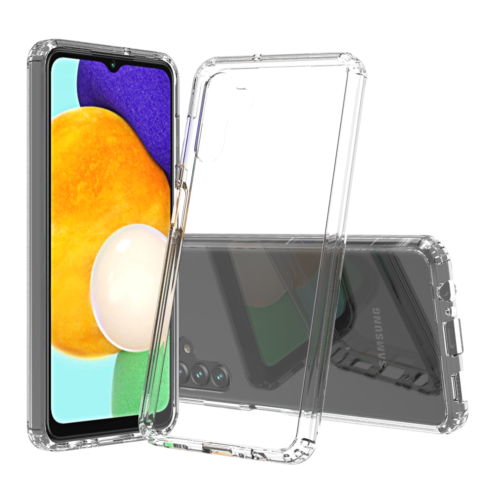 For Samsung Galaxy A13 5G Hybrid Clear Acrylic Back Hard TPU Bumper Case Cover - Picture 9 of 22