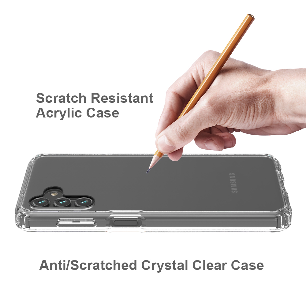 For Samsung Galaxy A13 5G Hybrid Clear Acrylic Back Hard TPU Bumper Case Cover - Picture 14 of 22
