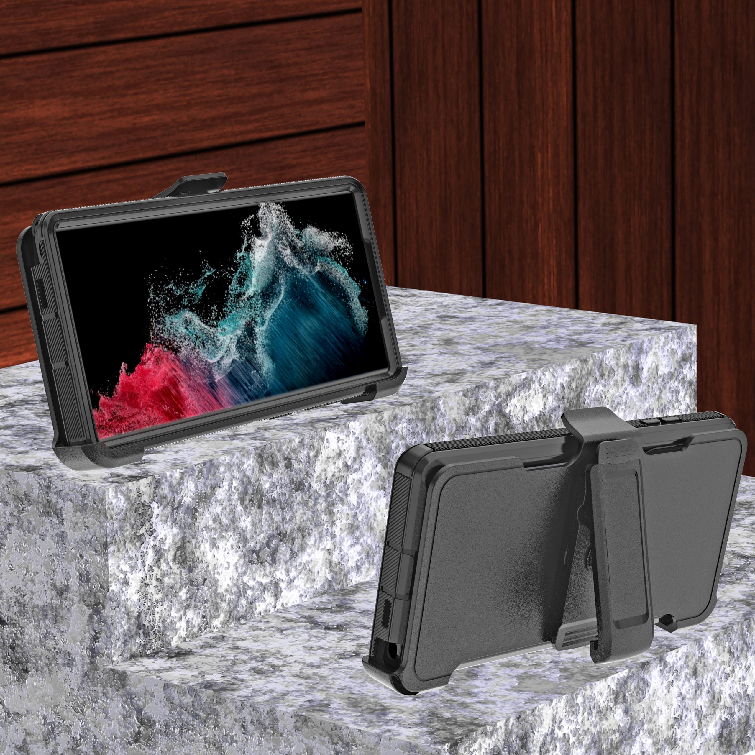 For Samsung Galaxy S23 /Plus /Ultra Heavy Duty 2in1 Hybrid Holster Case Cover - Picture 33 of 36